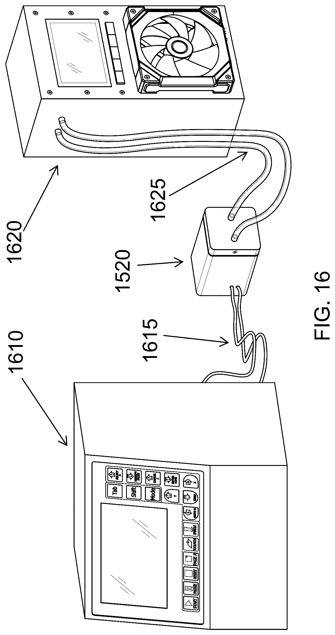 Patent US12599777 Figure 15 – Magnetic pulse therapy device (MPTD) high-power applicator for foot
