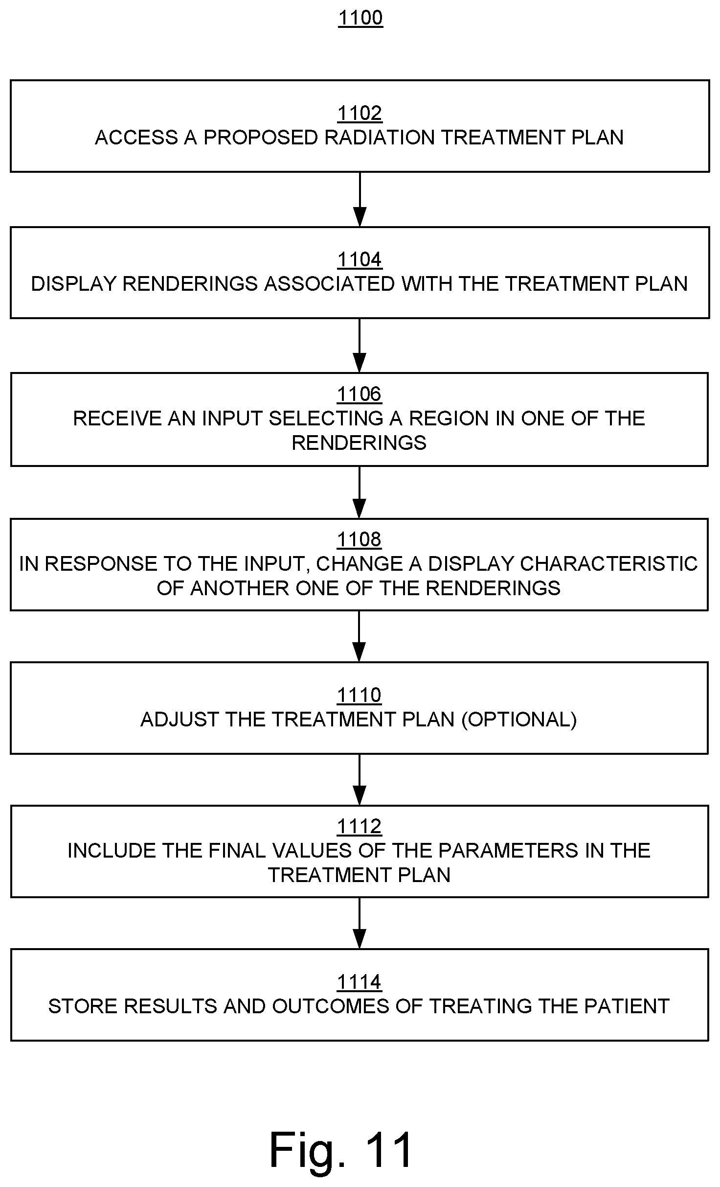 Patent US12599781 Figure 8 – Assessing treatment parameters for radiation treatment planning