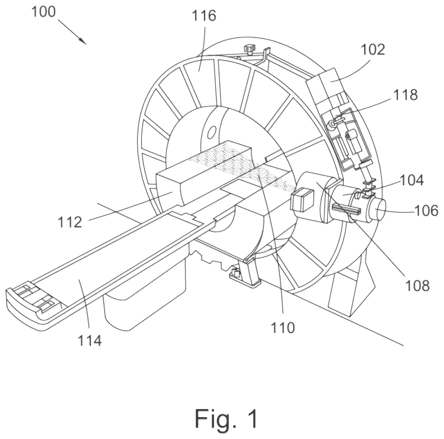 Patent US12599783 Figure 1 – Quality assurance for a radiotherapy device