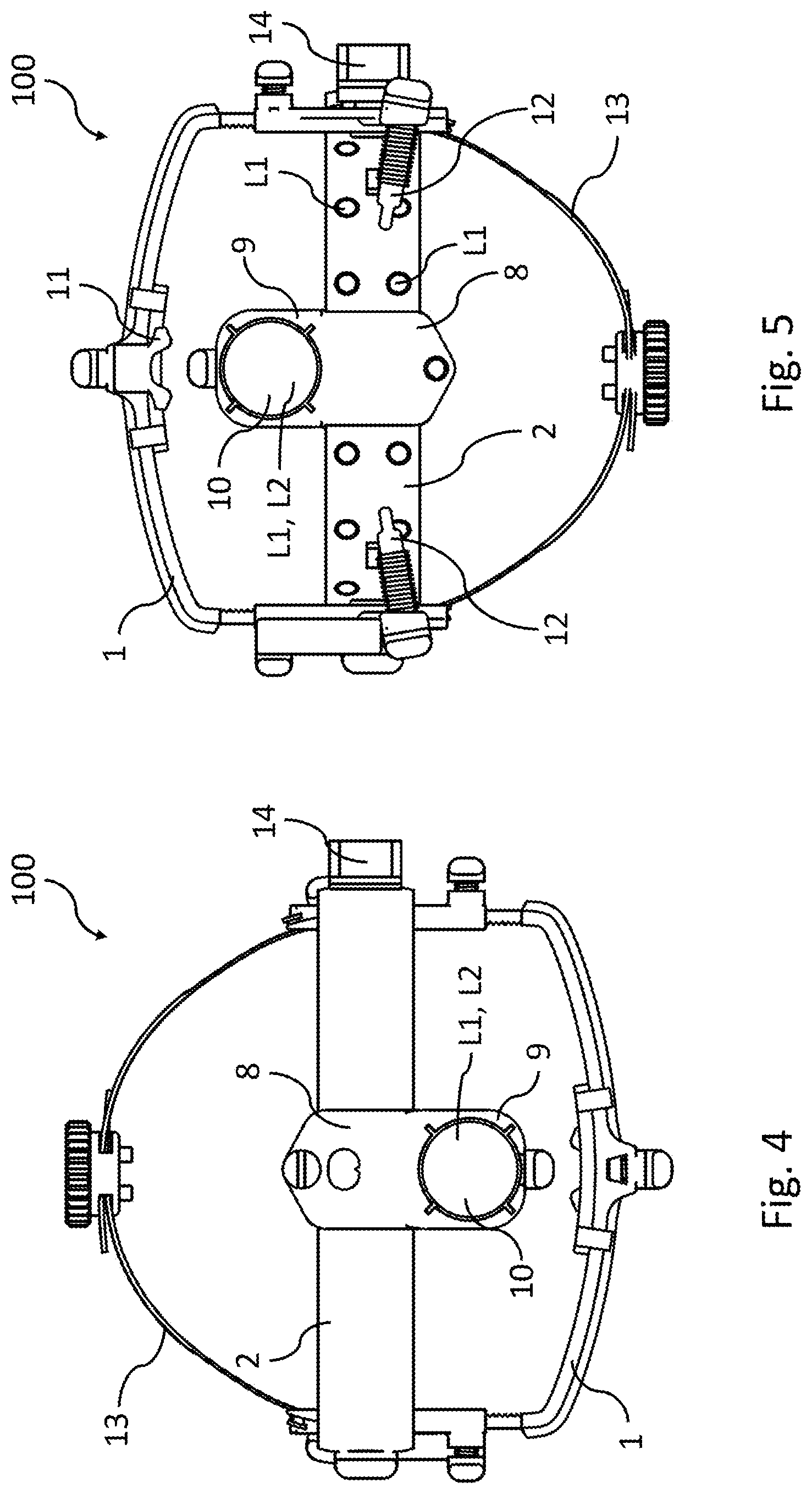 Patent US12599785 Figure 3 – Stereotactic device wearable by a patient for low-intensity focused-ultrasound neuromodulation