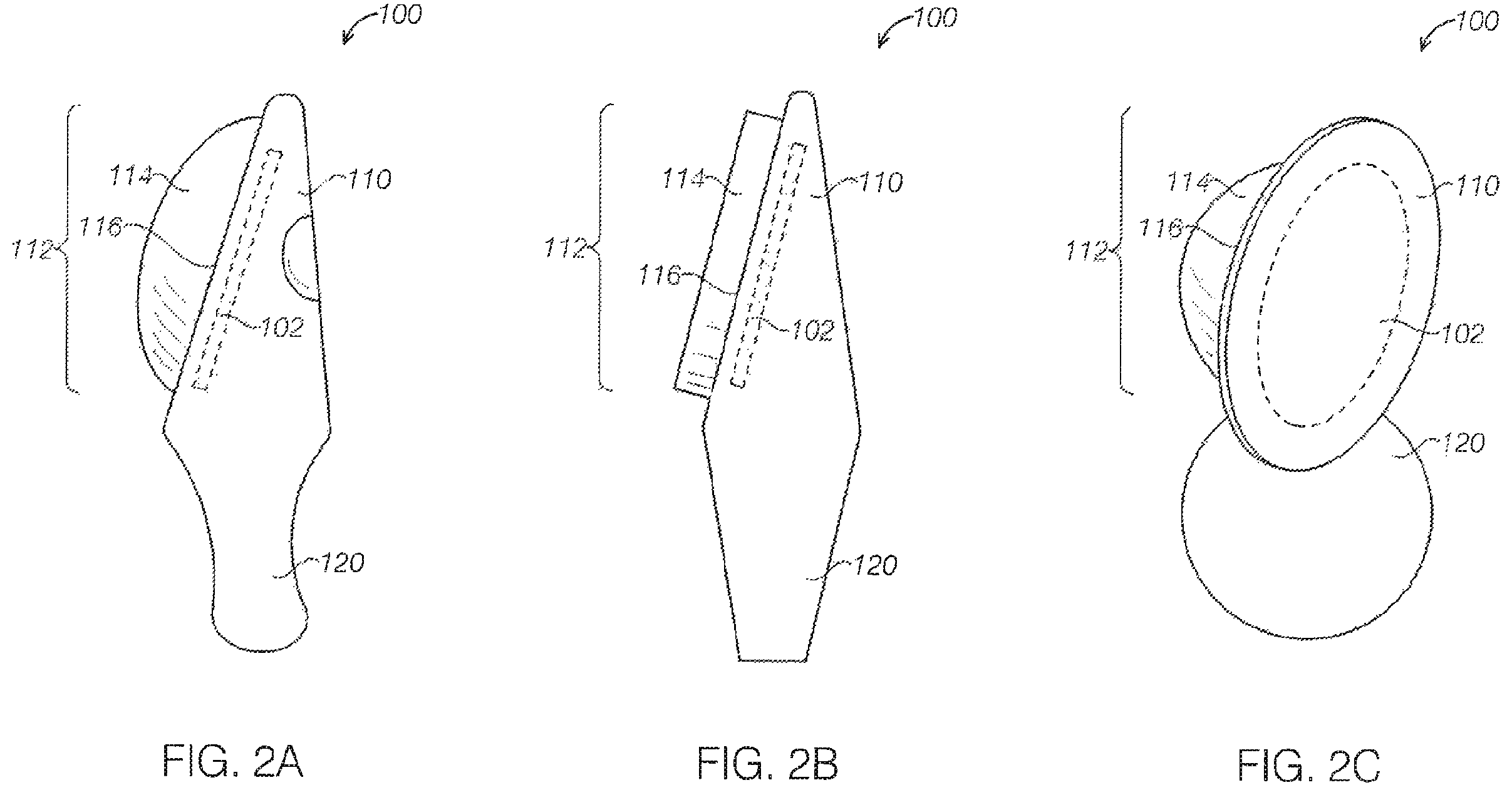 Patent US12599786 Figure 2 – Ultrasound device with attachable components