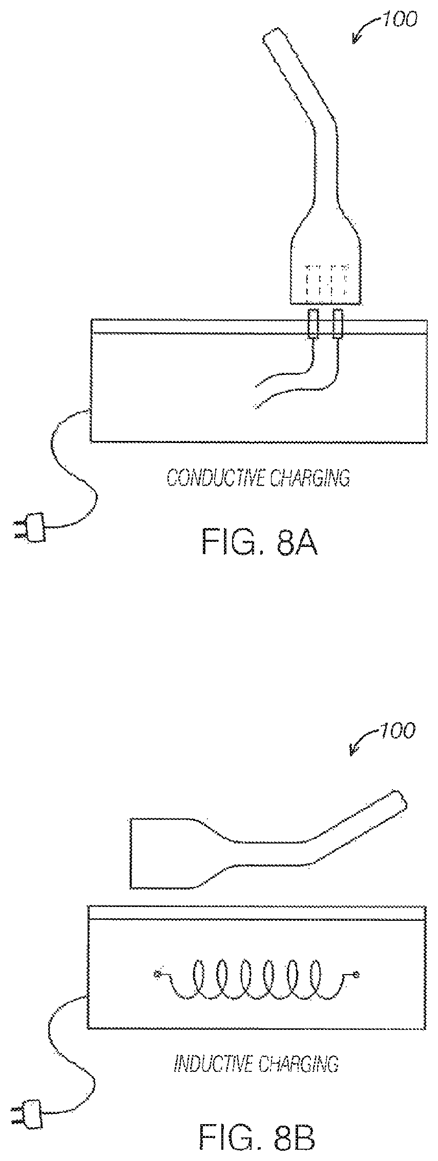 Patent US12599786 Figure 8 – Ultrasound device with attachable components