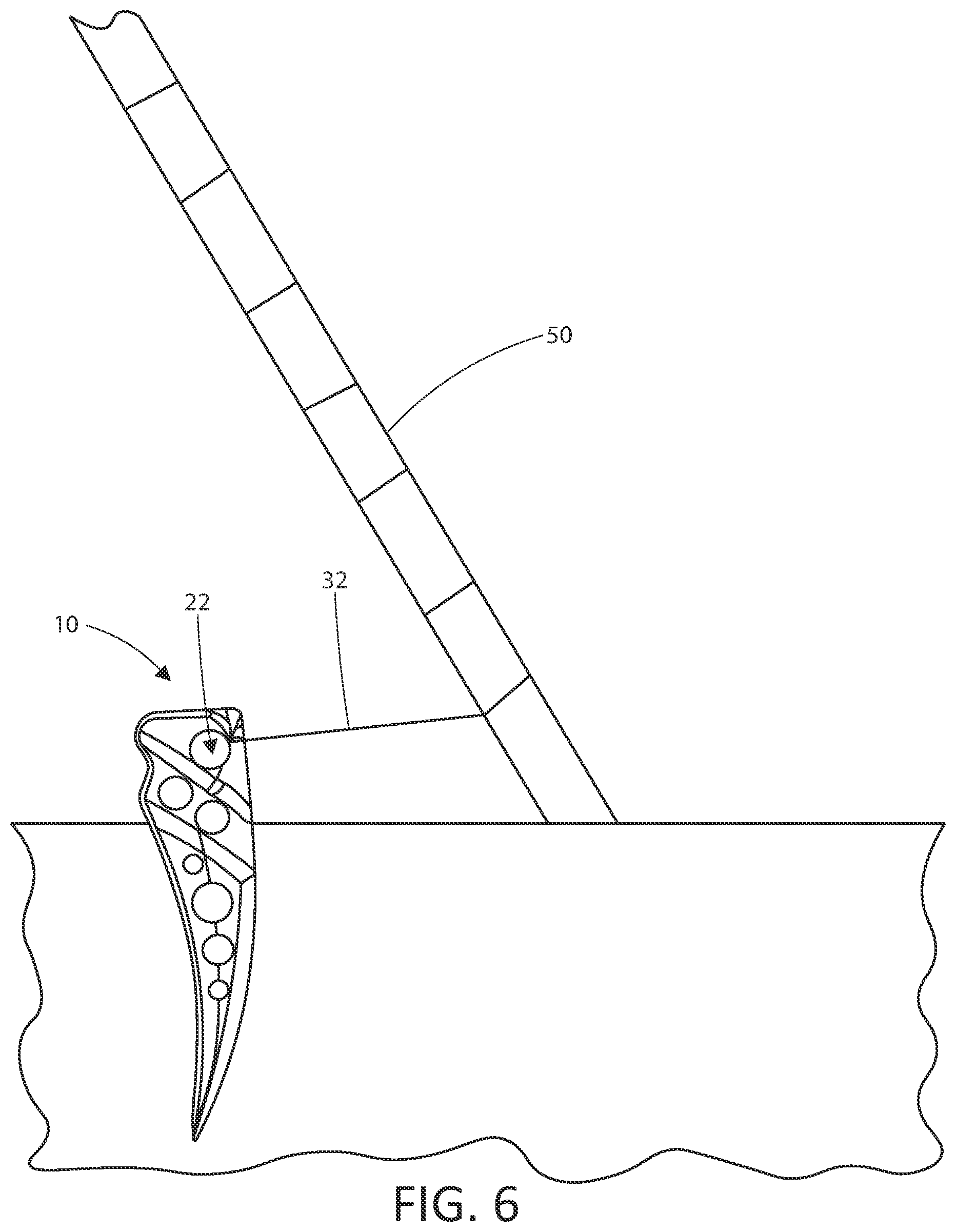 Patent US12599789 Figure 6 – Rescue access wedge