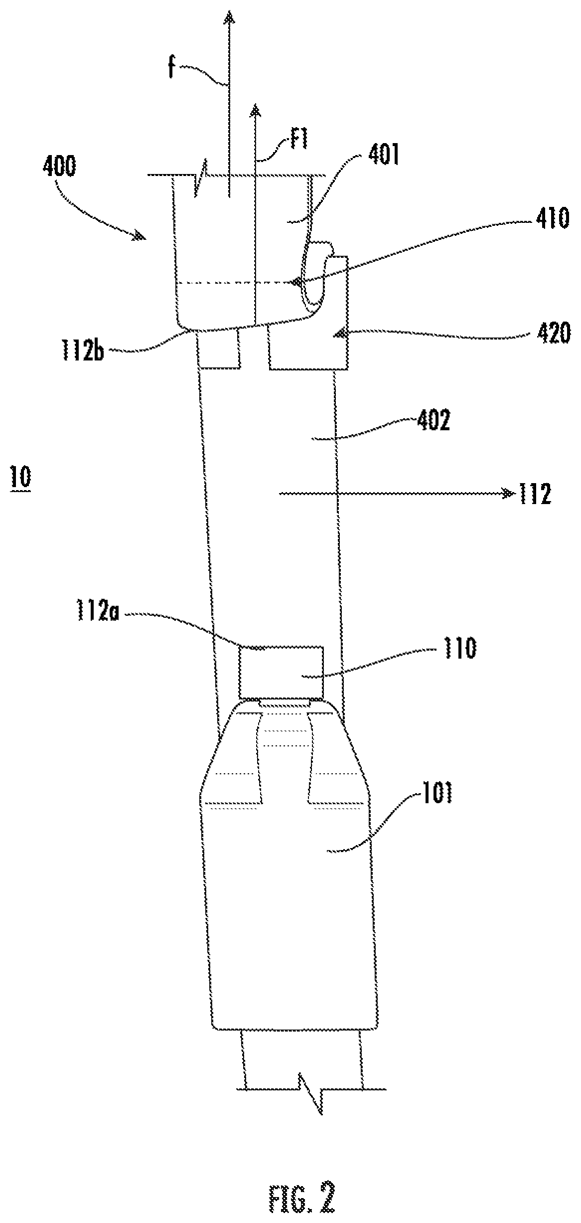 Patent US12599790 Figure 2 – Relief apparatus and method of using the same