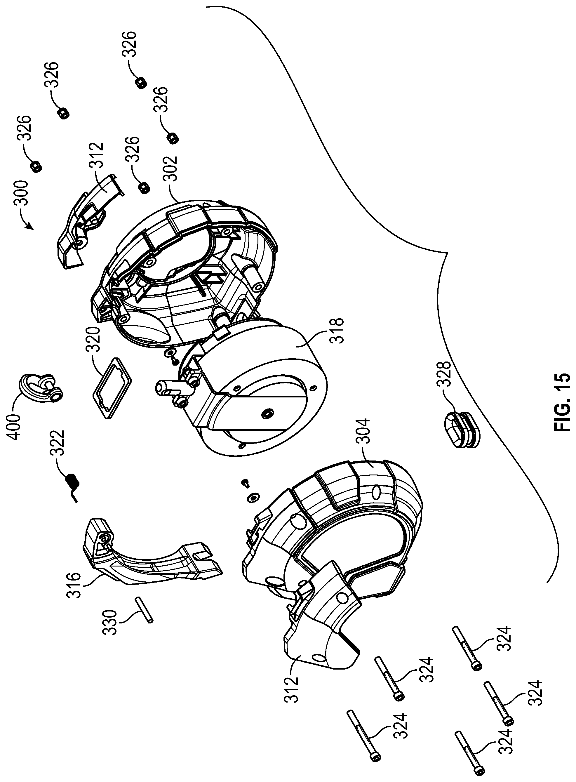 Patent US12599791 Figure 13 – Self-retracting lifeline housing