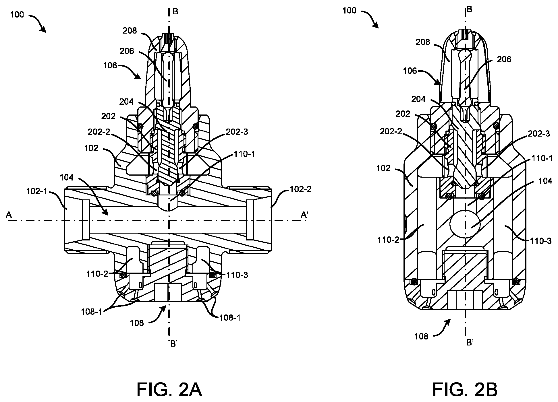 Patent US12599794 Figure 2 – Upright sprinkler and a sprinkler system