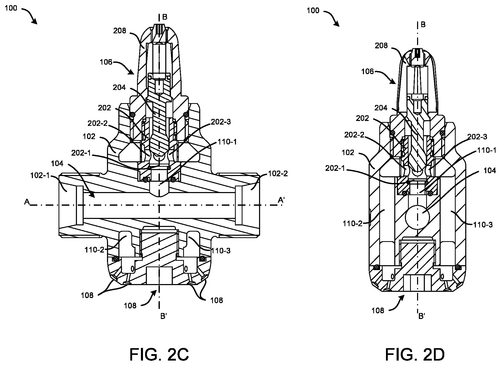 Patent US12599794 Figure 3 – Upright sprinkler and a sprinkler system