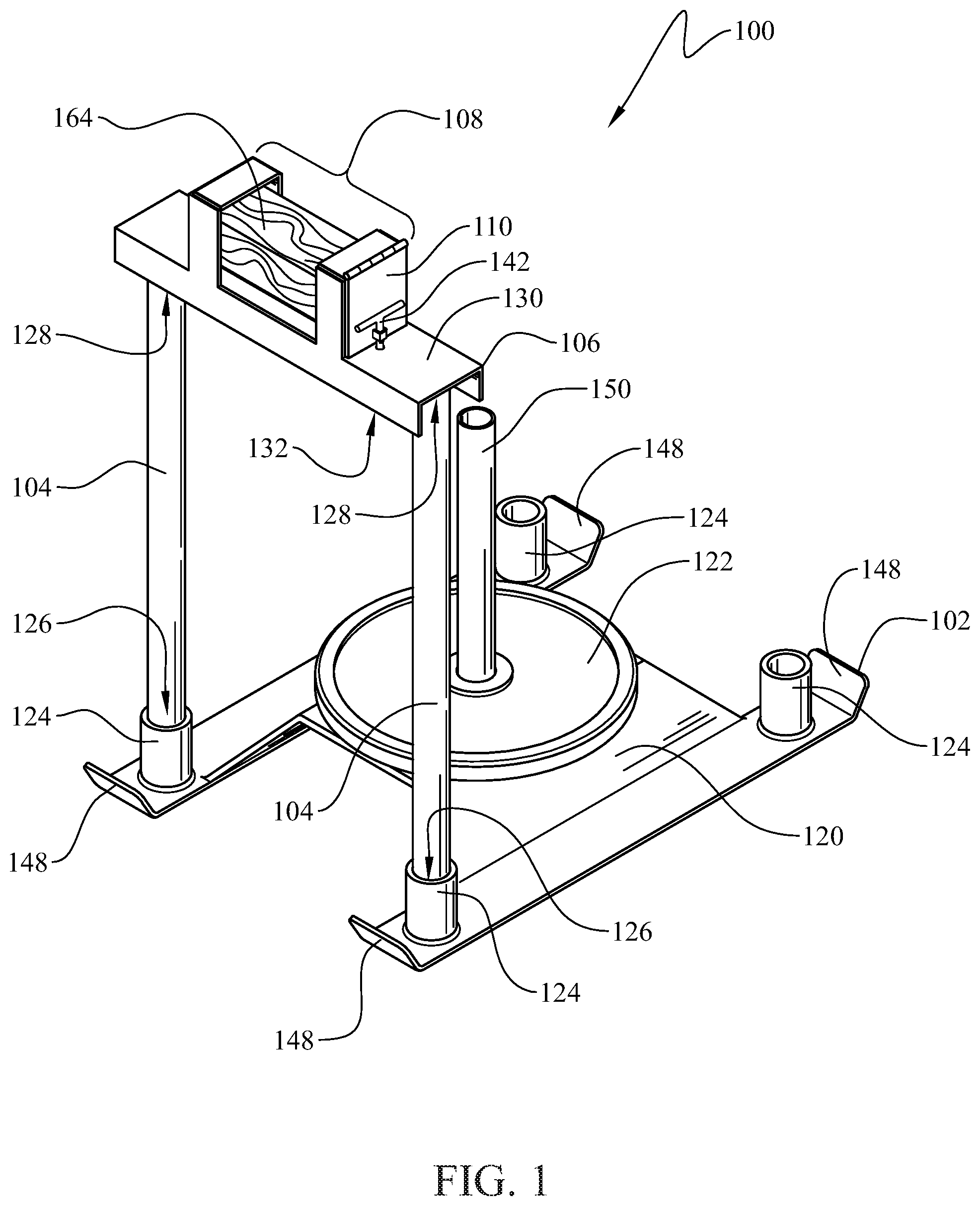 Patent US12599796 — Training device and a method of using the same — Figure 1