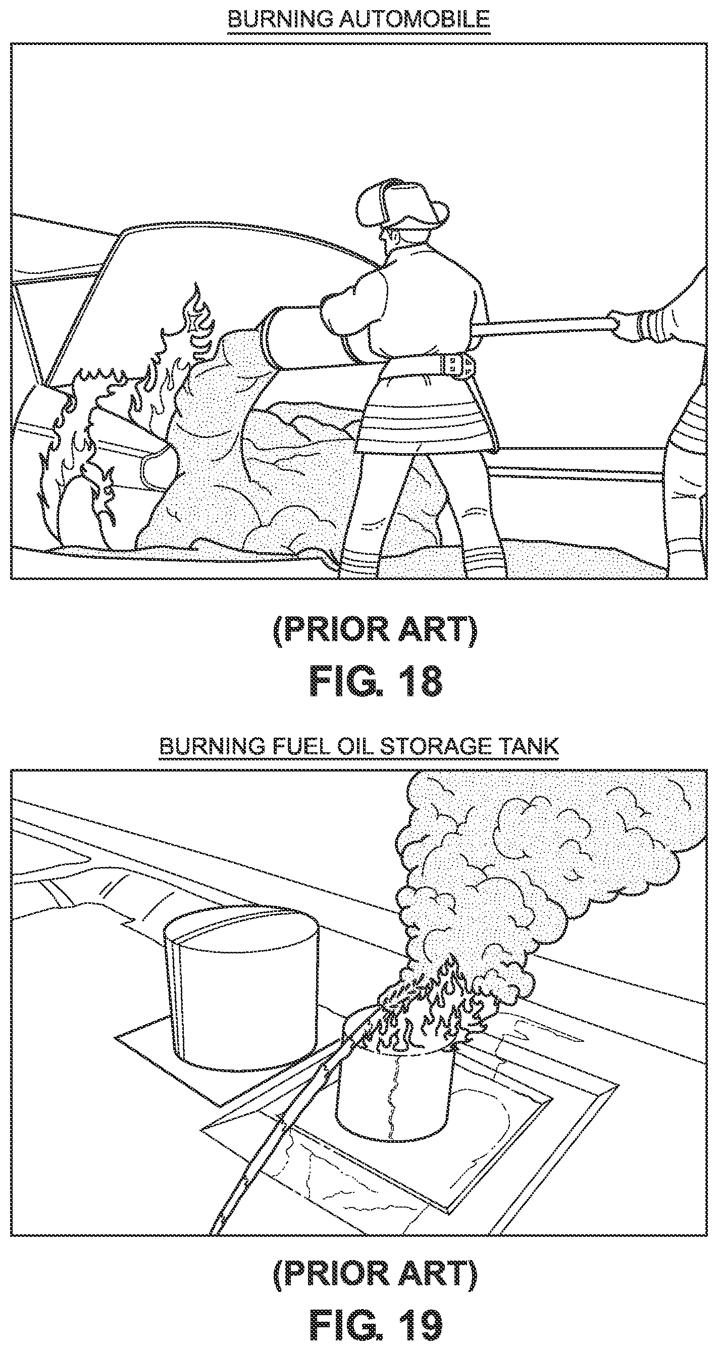 Patent US12599797 Figure 14 – Environmentally-clean fire inhibiting and extinguishing compositions and products for sorbing flammable liquids while inhibiting ignition and extinguishing fire