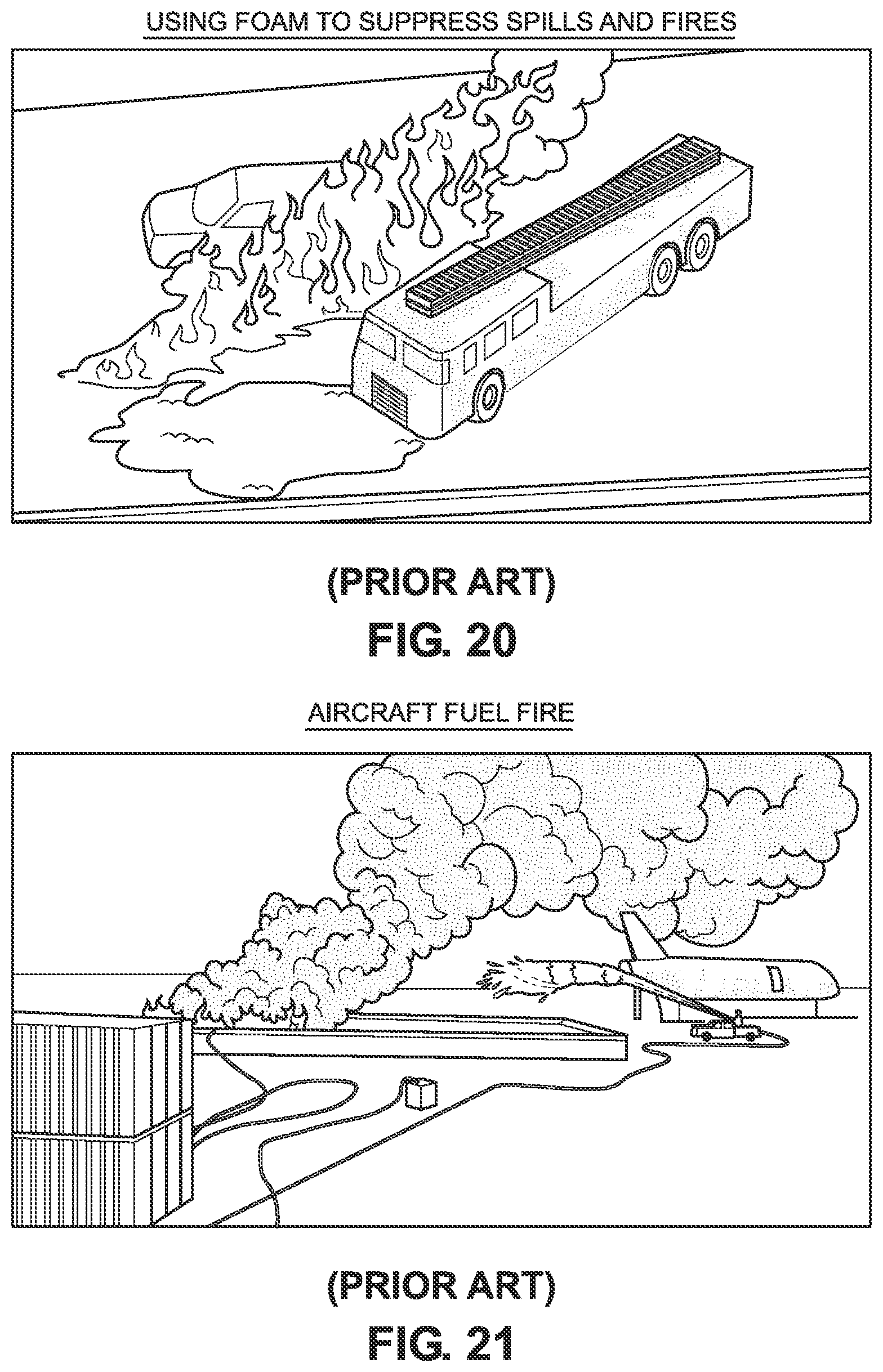 Patent US12599797 Figure 15 – Environmentally-clean fire inhibiting and extinguishing compositions and products for sorbing flammable liquids while inhibiting ignition and extinguishing fire