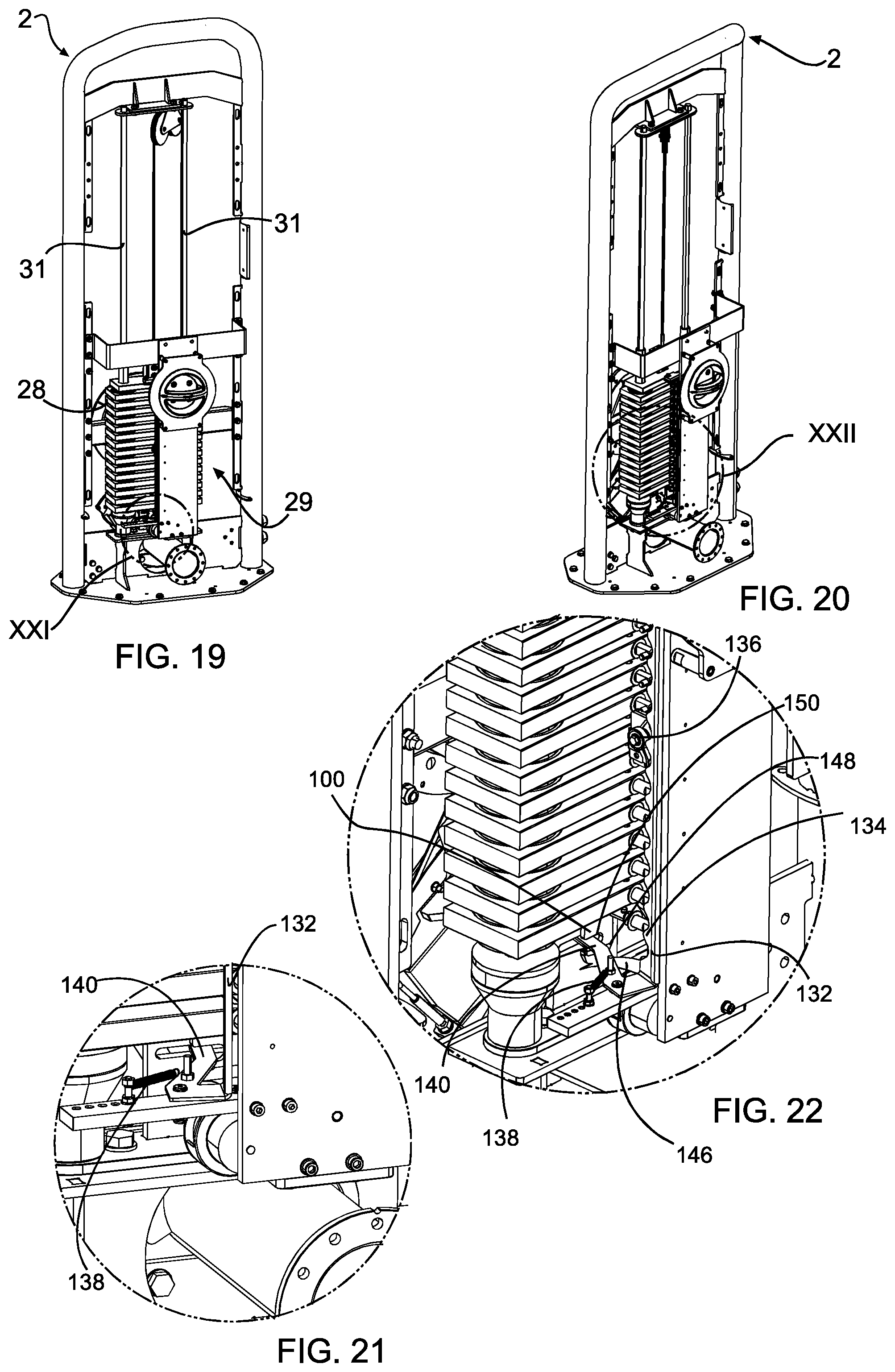 Patent US12599804 Figure 9 – Weight lifting machine