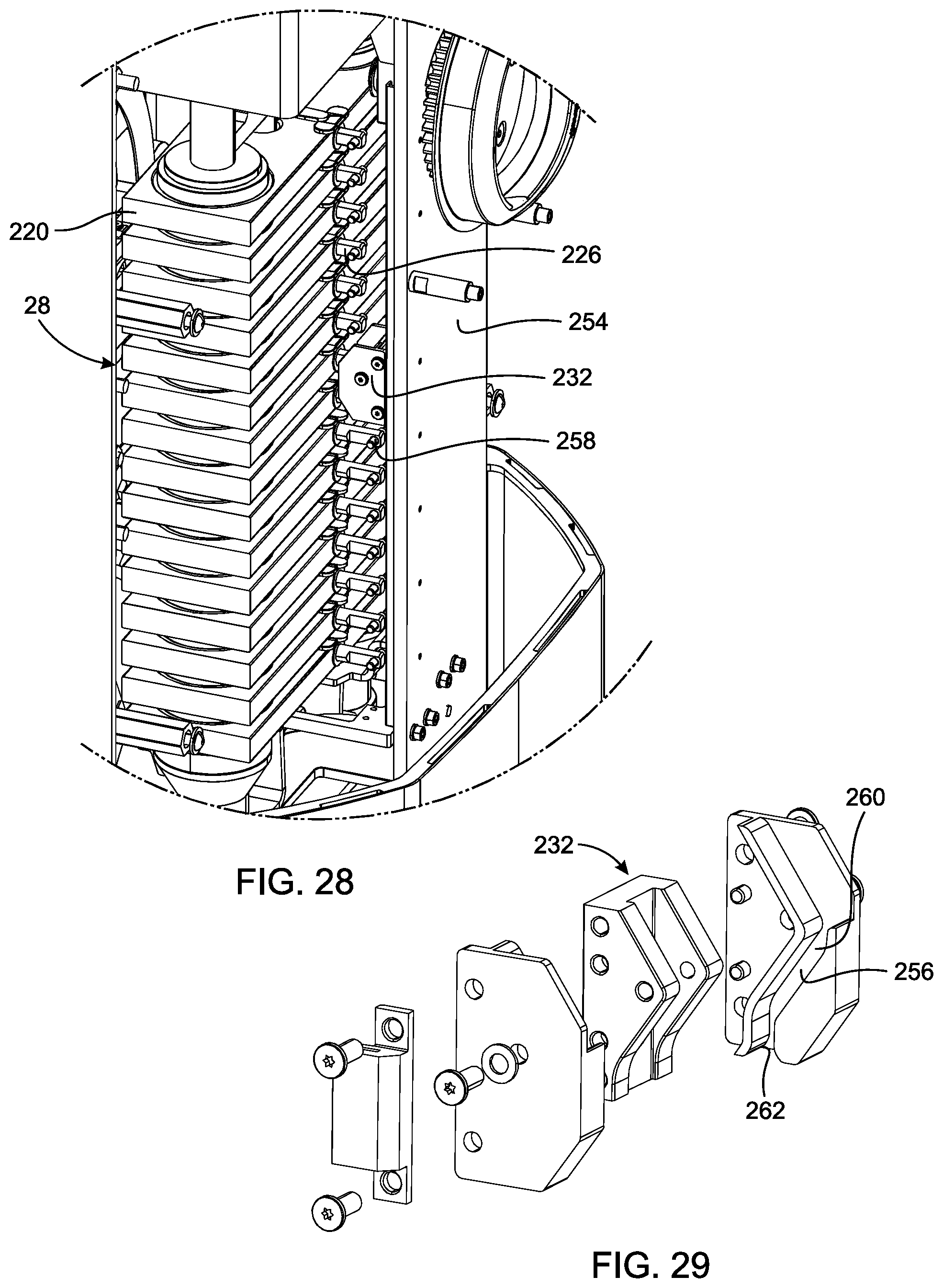 Patent US12599804 Figure 12 – Weight lifting machine