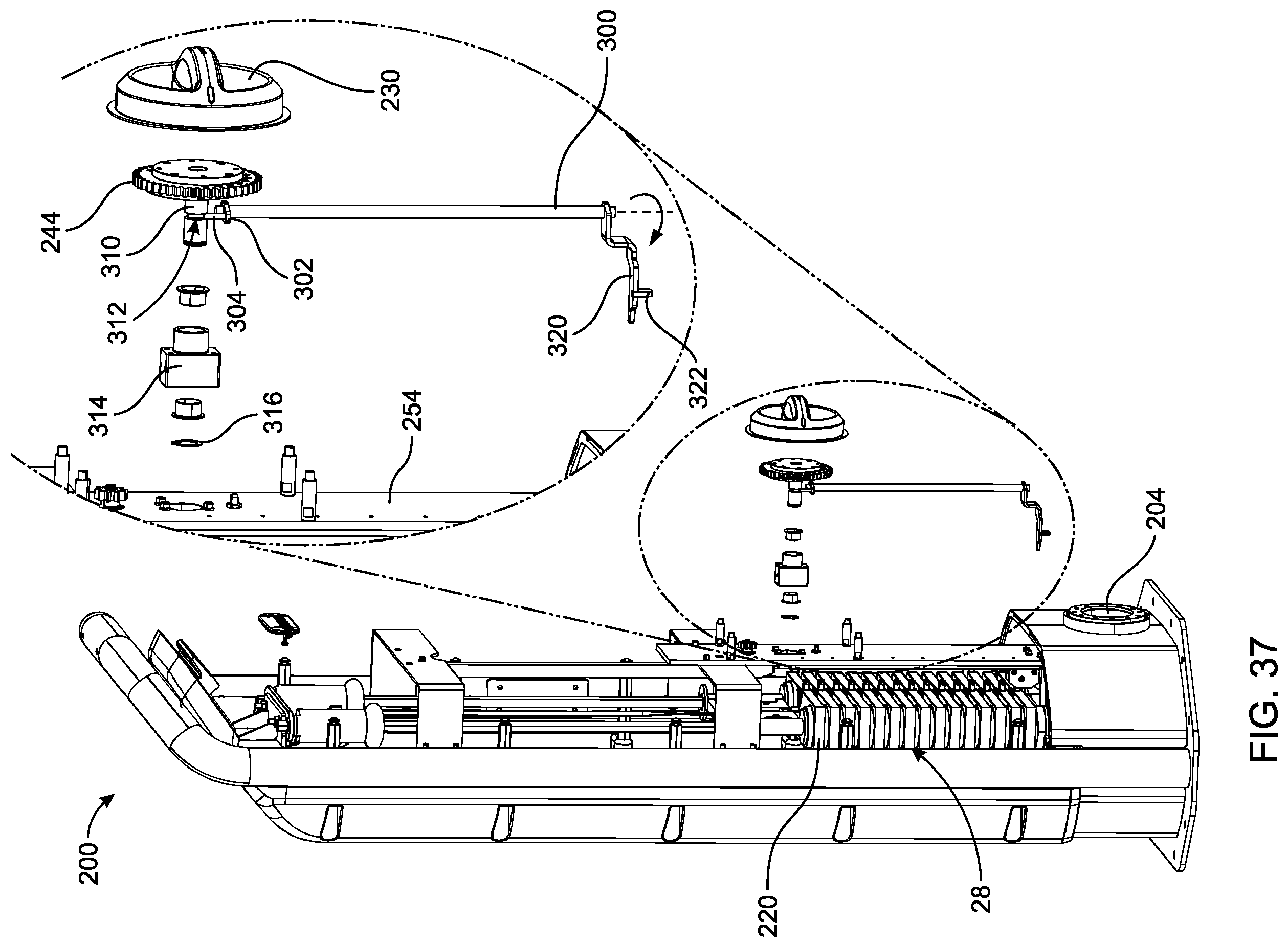 Patent US12599804 Figure 15 – Weight lifting machine