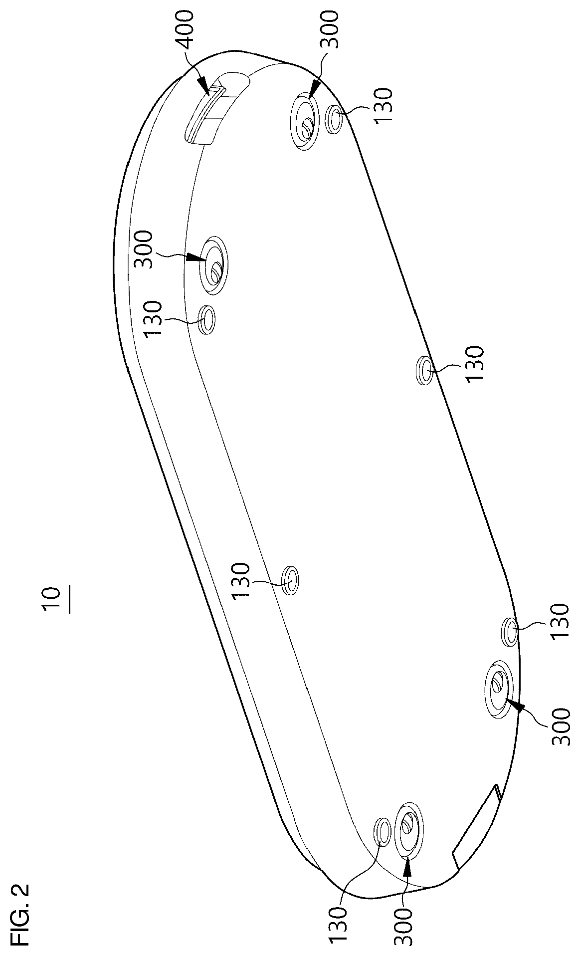 Patent US12599808 Figure 2 – Mat-type exercise device