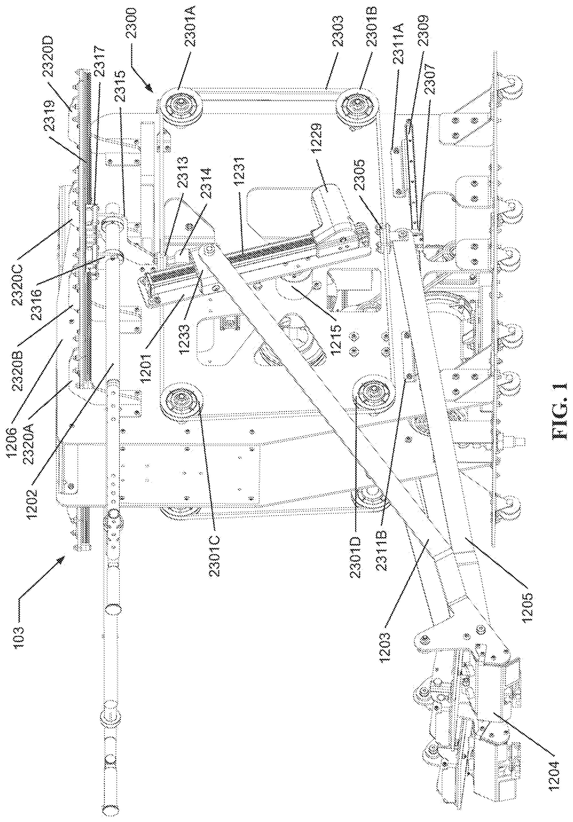 Patent US12599809 Figure 1 – Handle driving mechanism for locomotion rehabilitation