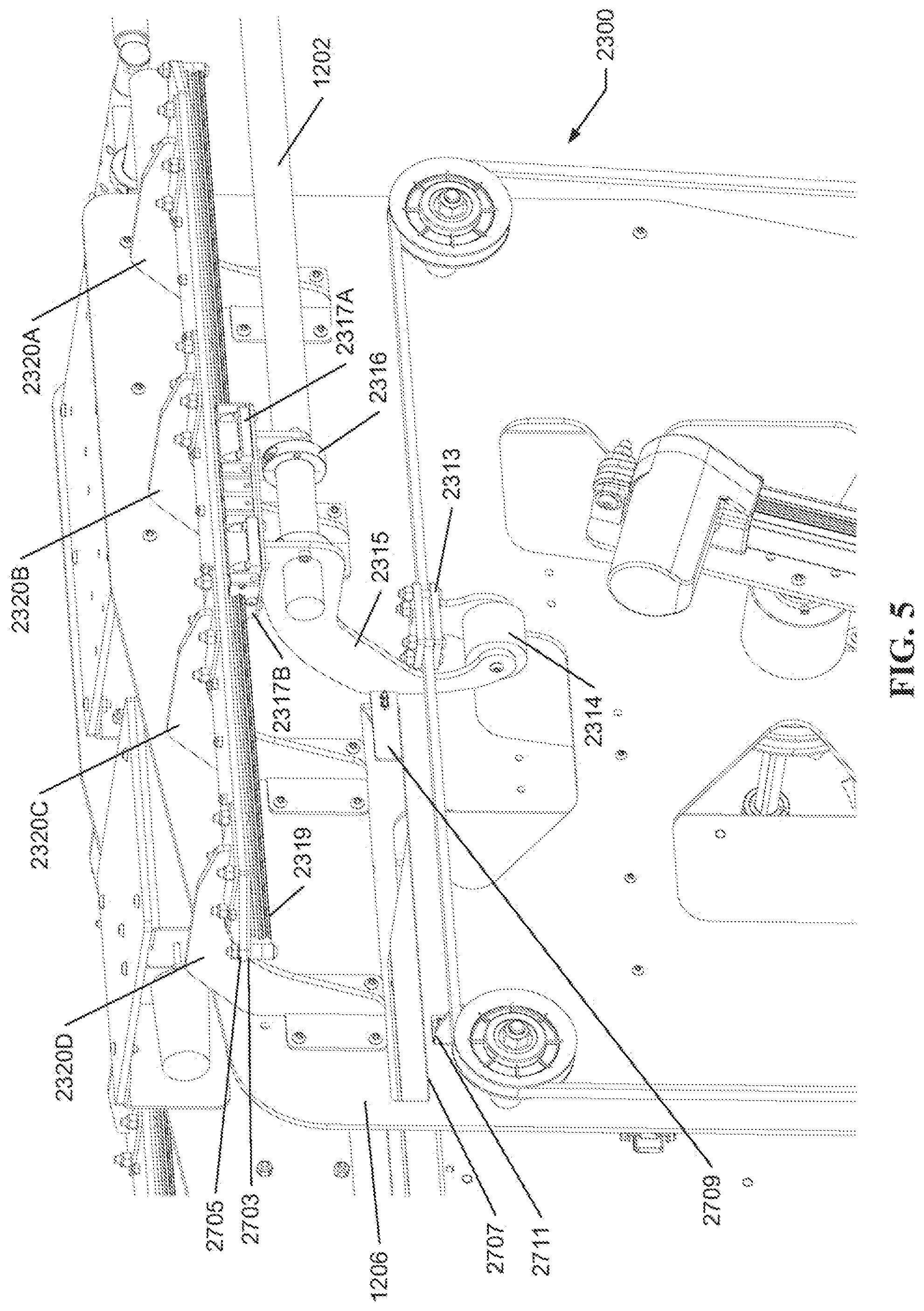 Patent US12599809 Figure 5 – Handle driving mechanism for locomotion rehabilitation
