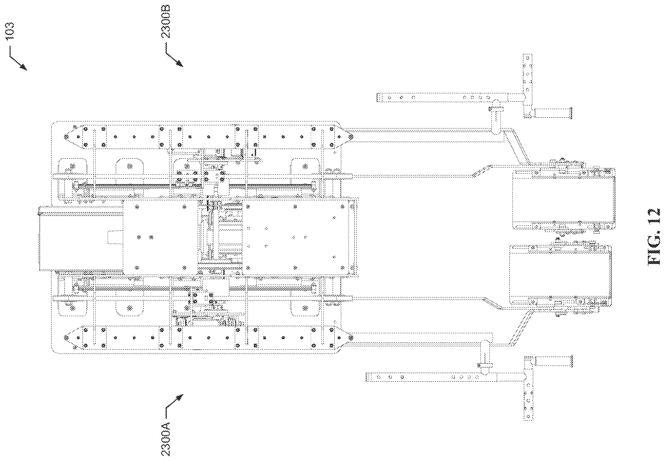 Patent US12599809 Figure 12 – Handle driving mechanism for locomotion rehabilitation