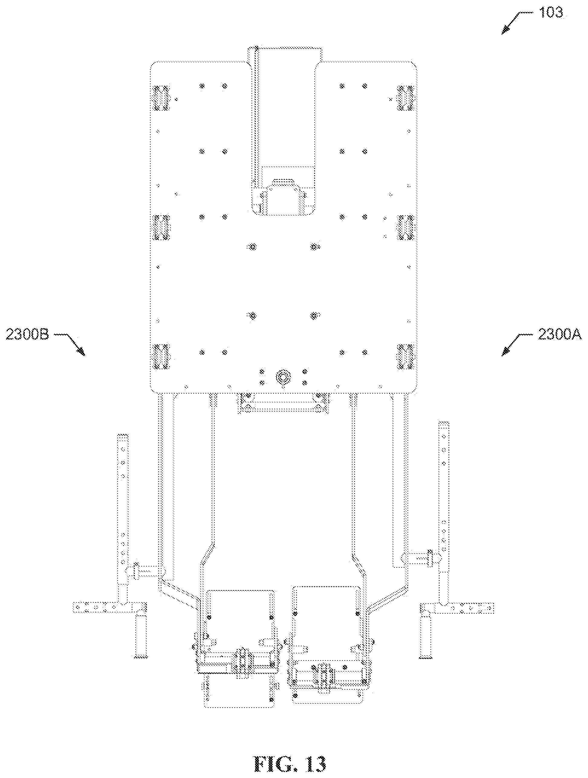 Patent US12599809 Figure 13 – Handle driving mechanism for locomotion rehabilitation