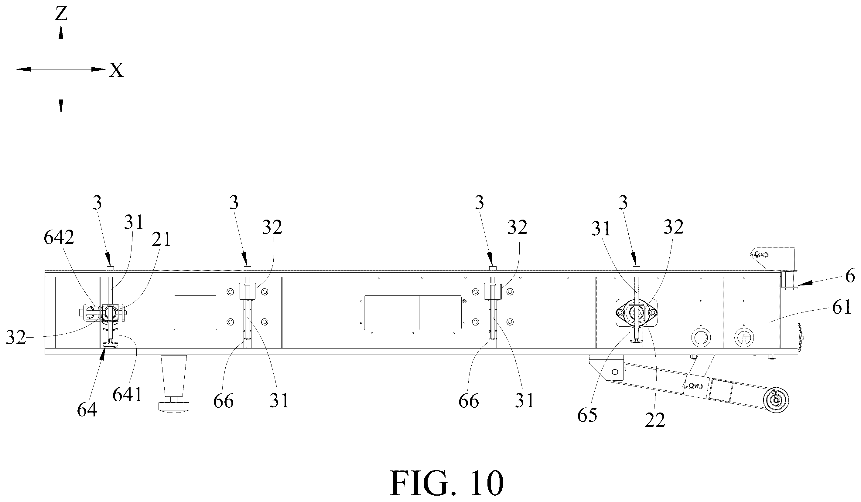 Patent US12599810 Figure 10 – Treadmill, treadmill system and treadmill assembly method