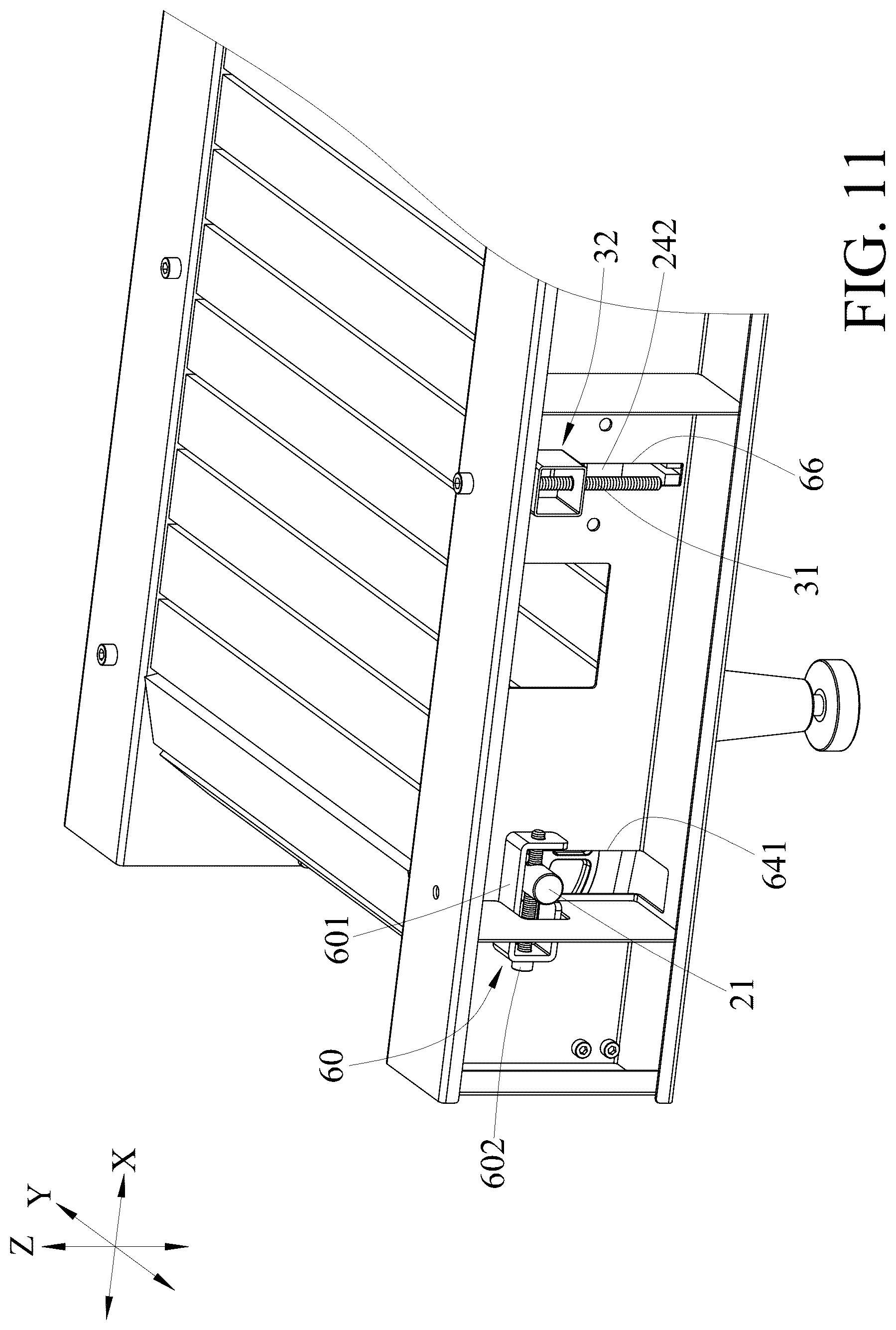 Patent US12599810 Figure 11 – Treadmill, treadmill system and treadmill assembly method