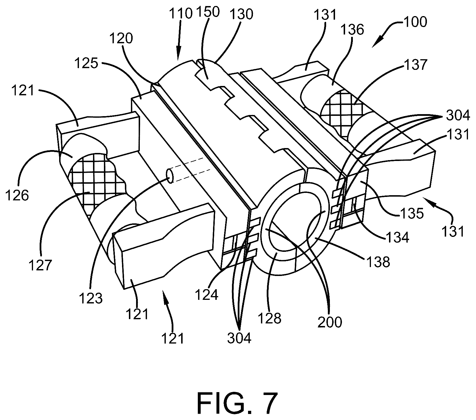 Patent US12599811 Figure 7 – Two-handed dumbbell grip