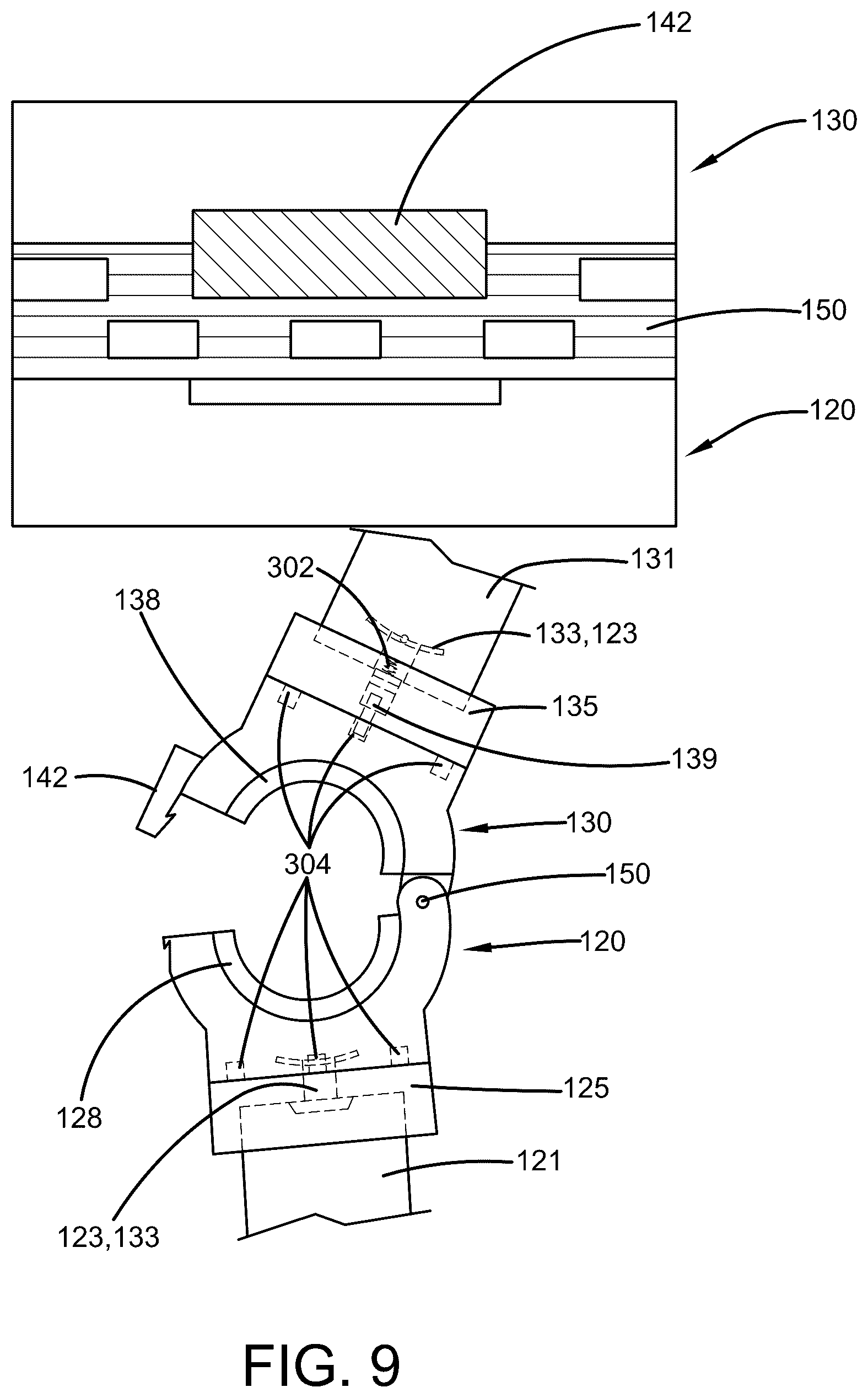 Patent US12599811 Figure 9 – Two-handed dumbbell grip