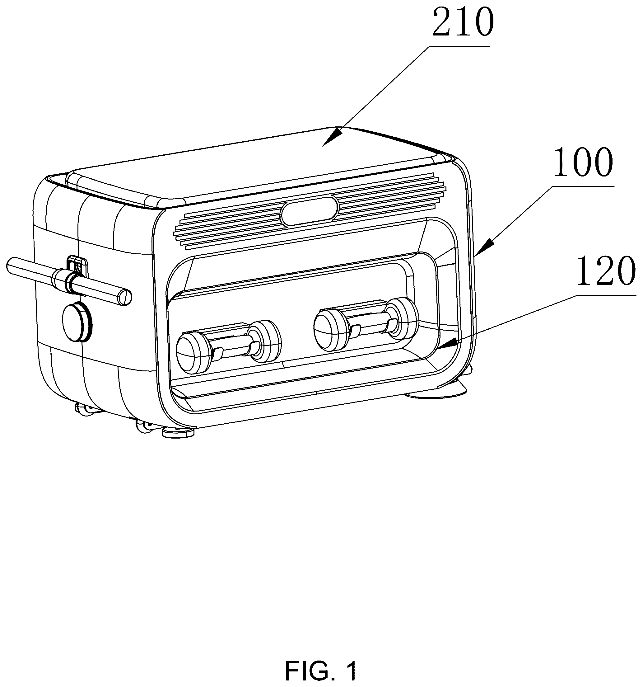 Patent US12599812 Figure 1 – Comprehensive multifunctional fitness cabinet