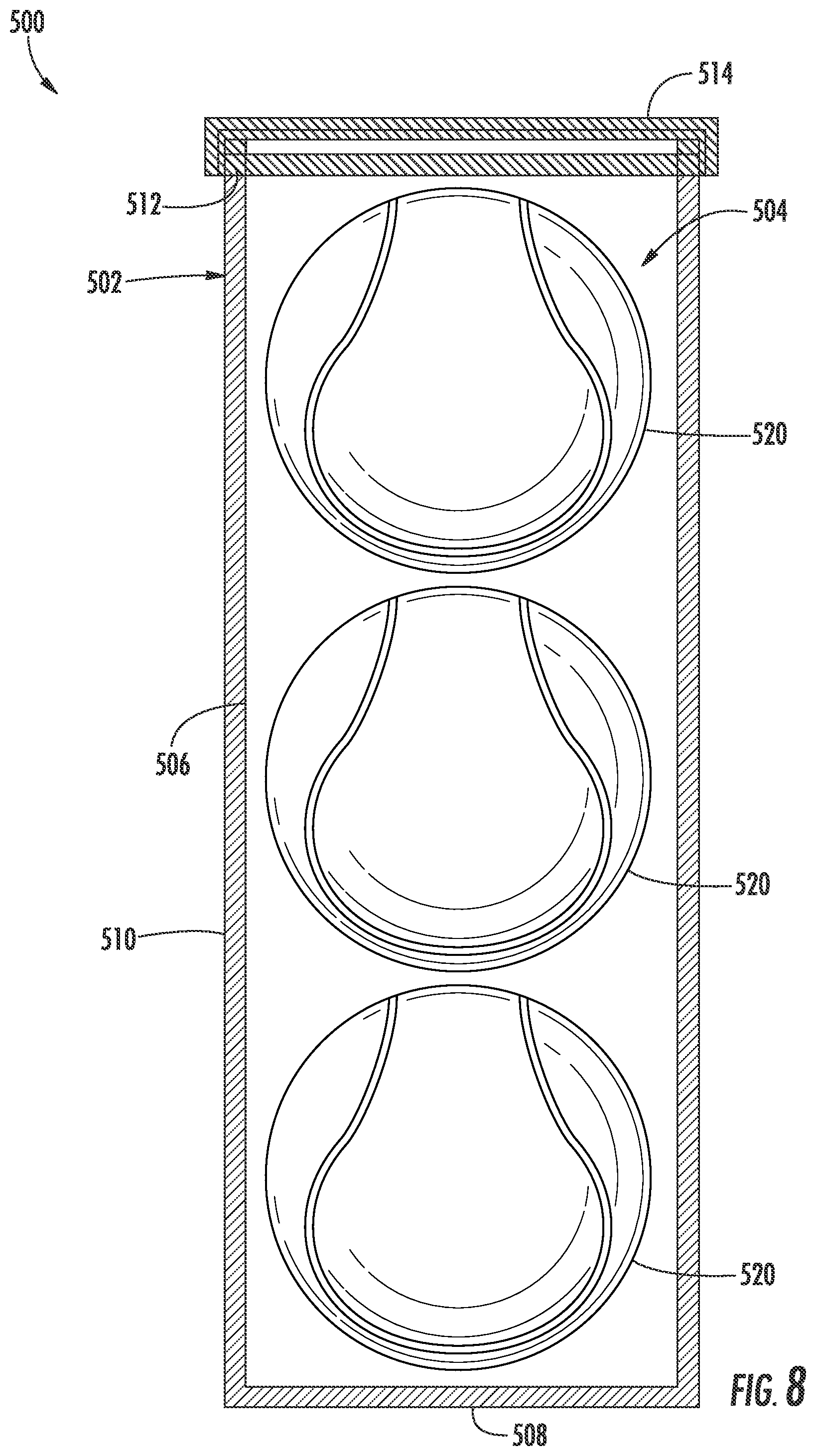 Patent US12599814 Figure 3 – Tennis ball having a thermoplastic core