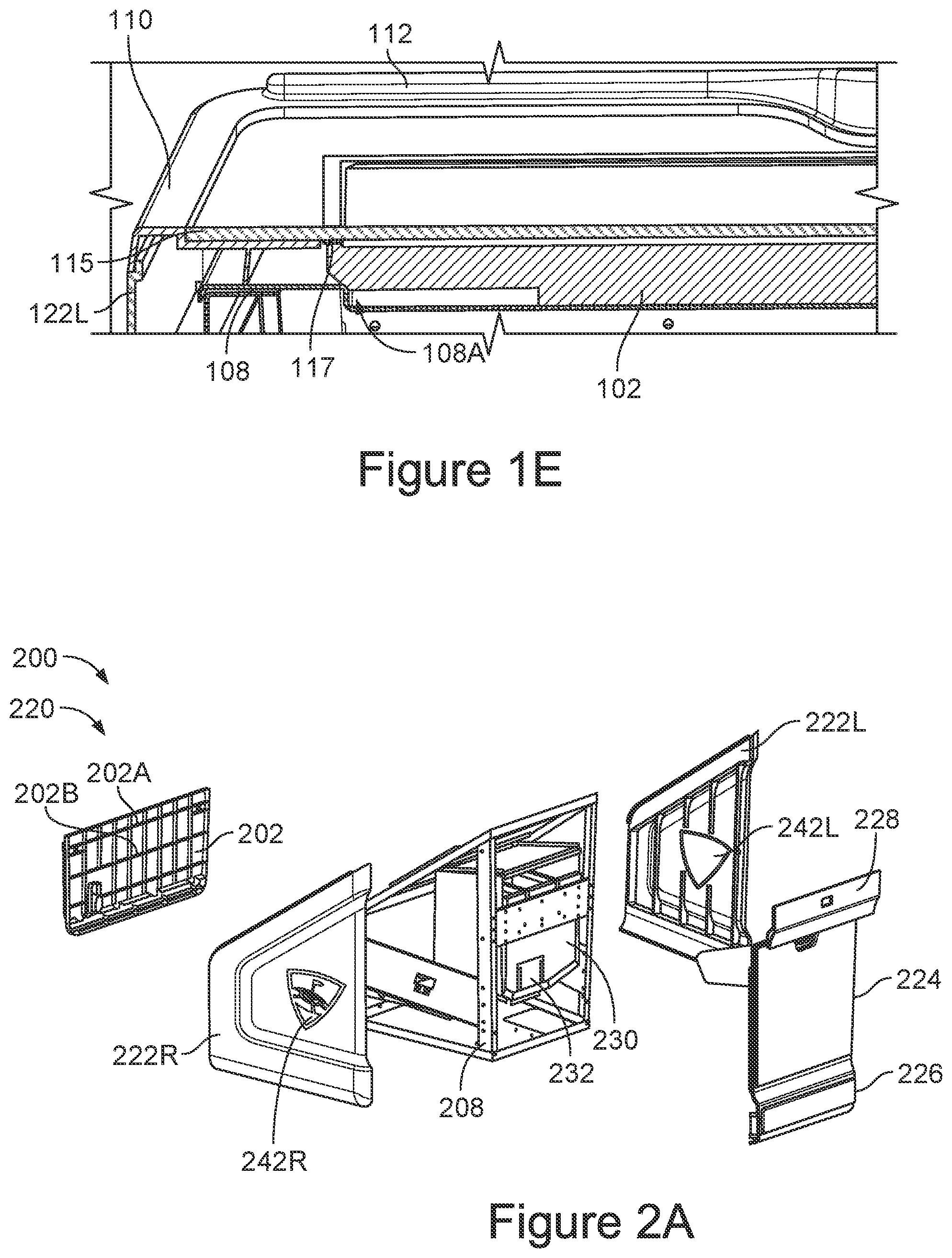 Patent US12599816 Figure 4 – Golf ball dispenser with embedded display device, separate front waterfall panel and/or blower assembly