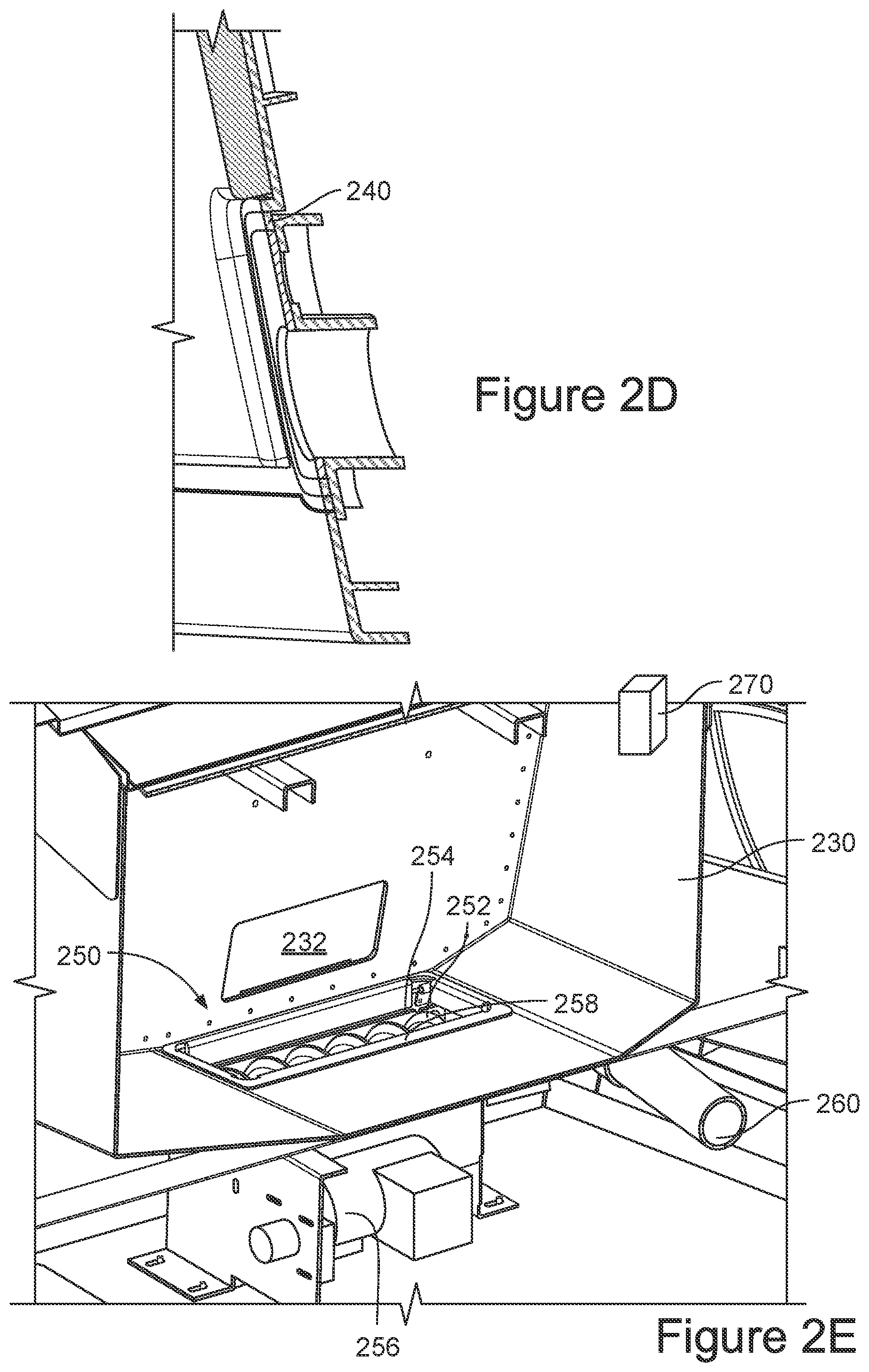 Patent US12599816 Figure 6 – Golf ball dispenser with embedded display device, separate front waterfall panel and/or blower assembly