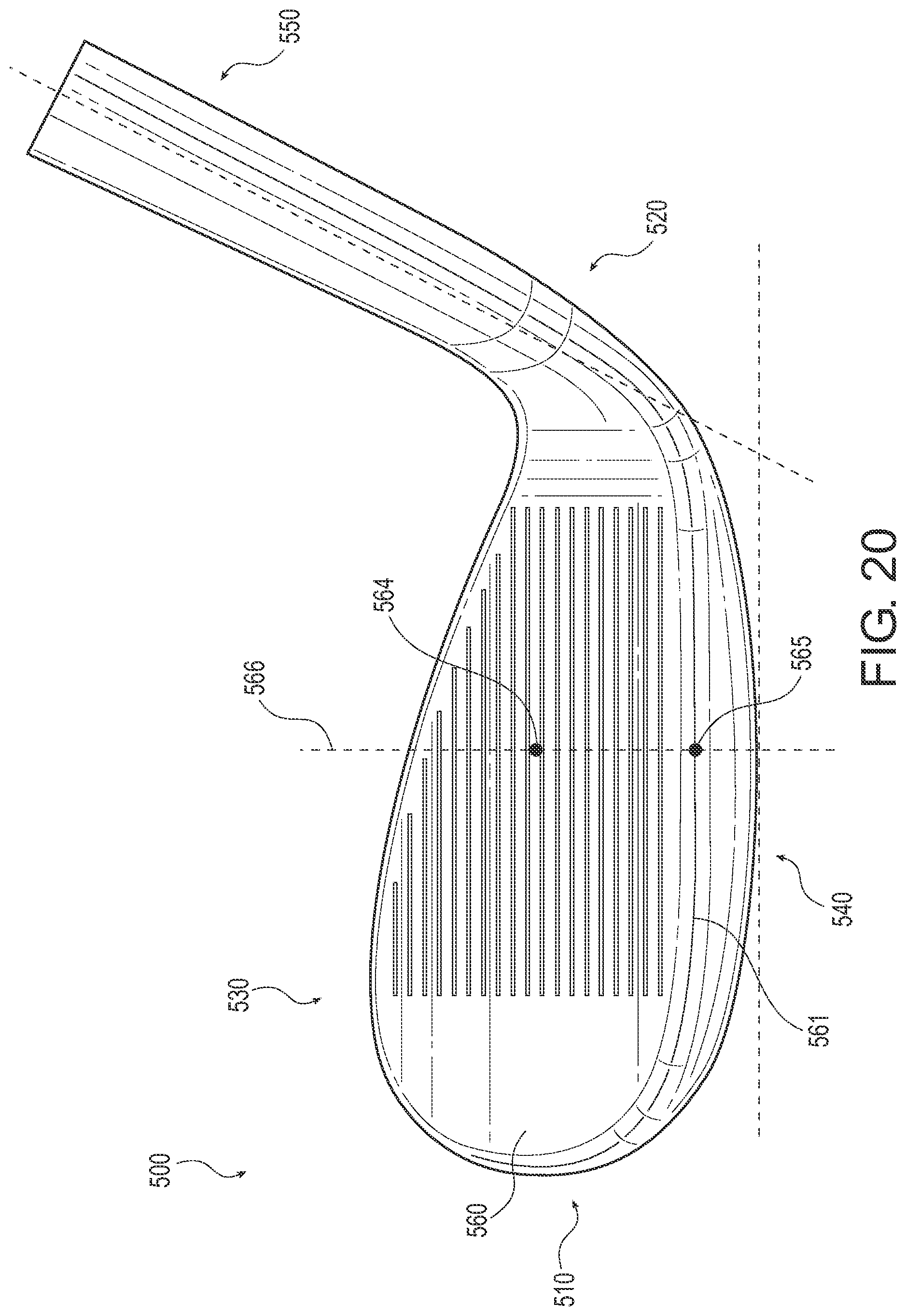 Patent US12599818 Figure 11 – Golf club head