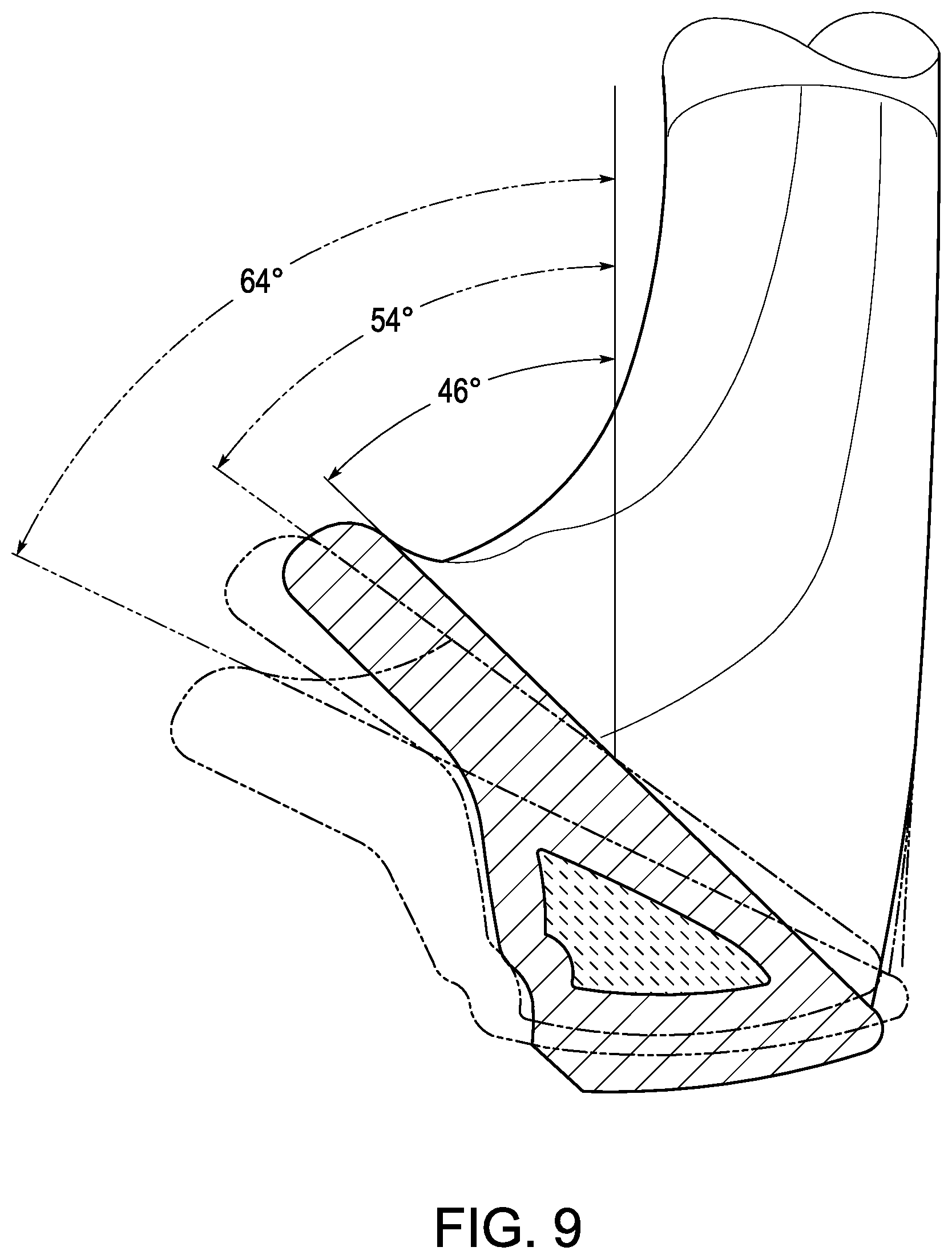 Patent US12599819 Figure 5 – Golf club head