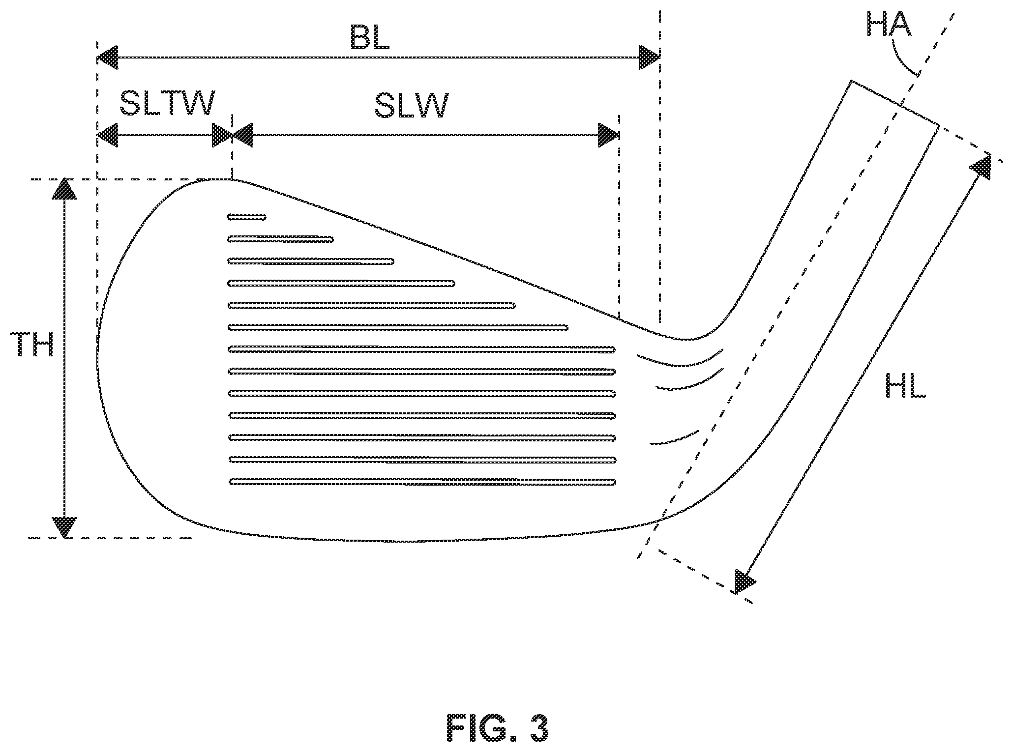 Patent US12599820 Figure 2 – Weighted iron set