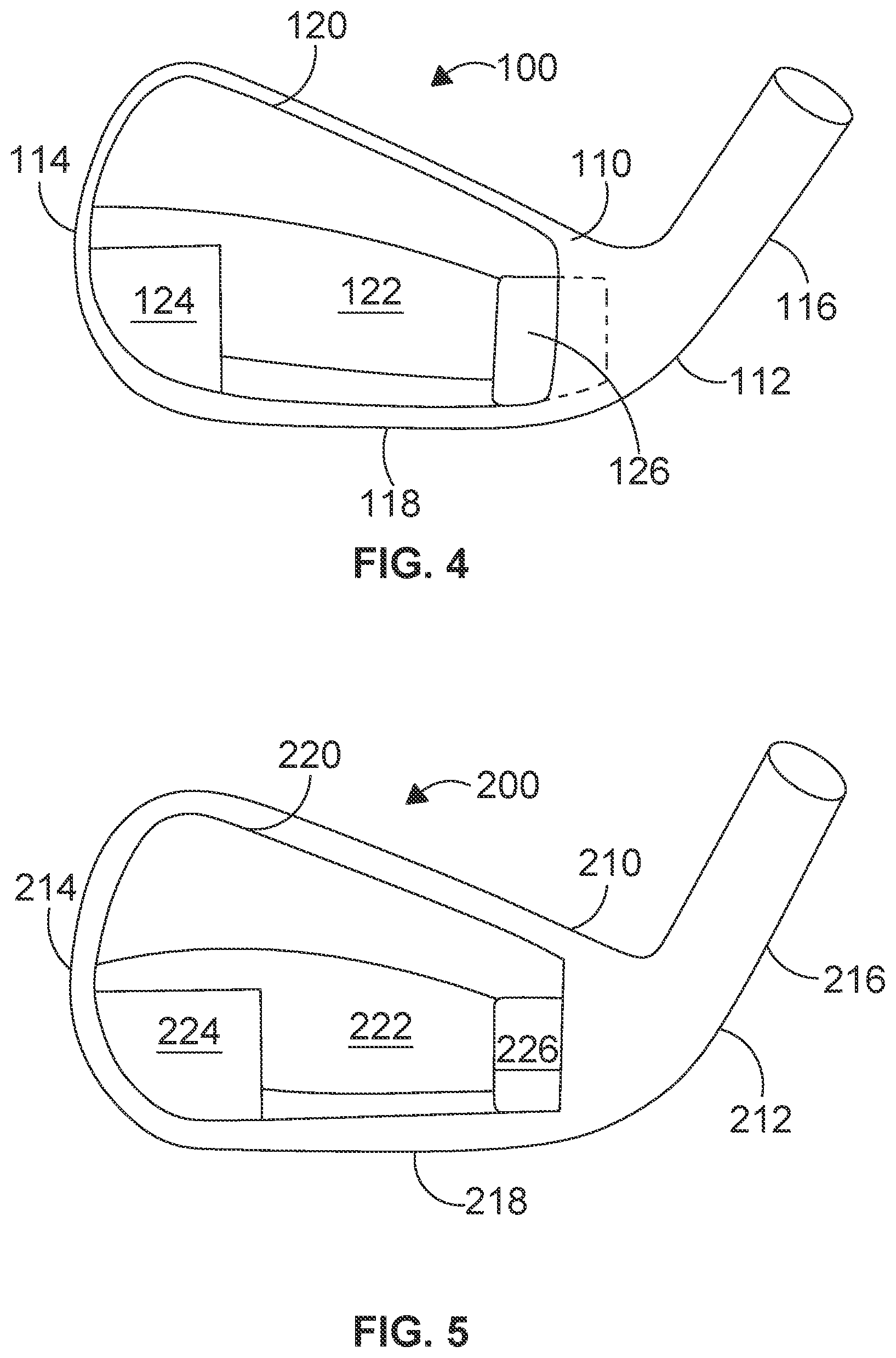 Patent US12599820 Figure 3 – Weighted iron set