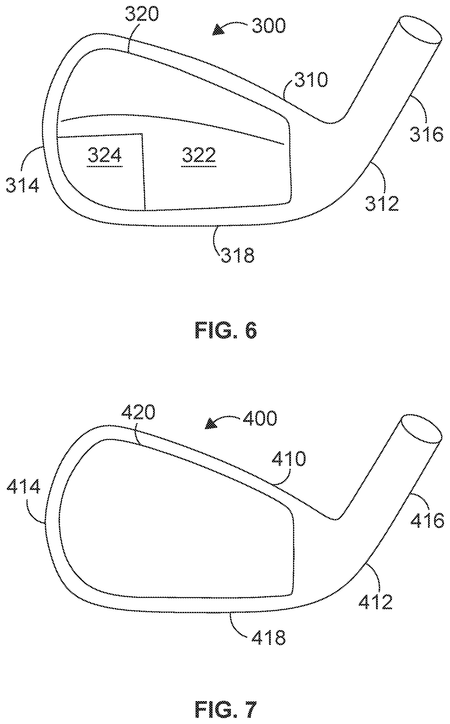 Patent US12599820 Figure 4 – Weighted iron set
