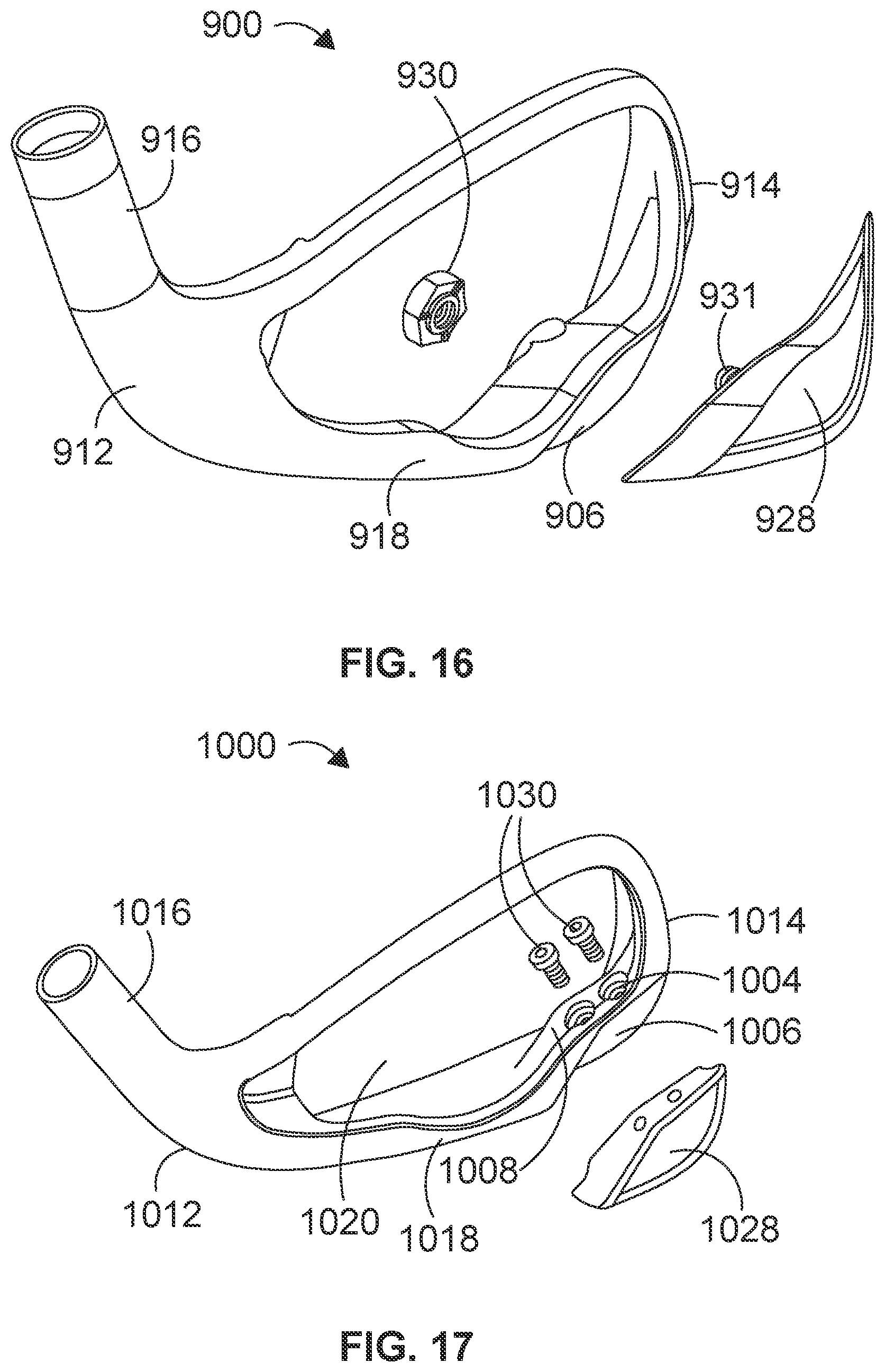Patent US12599820 Figure 9 – Weighted iron set