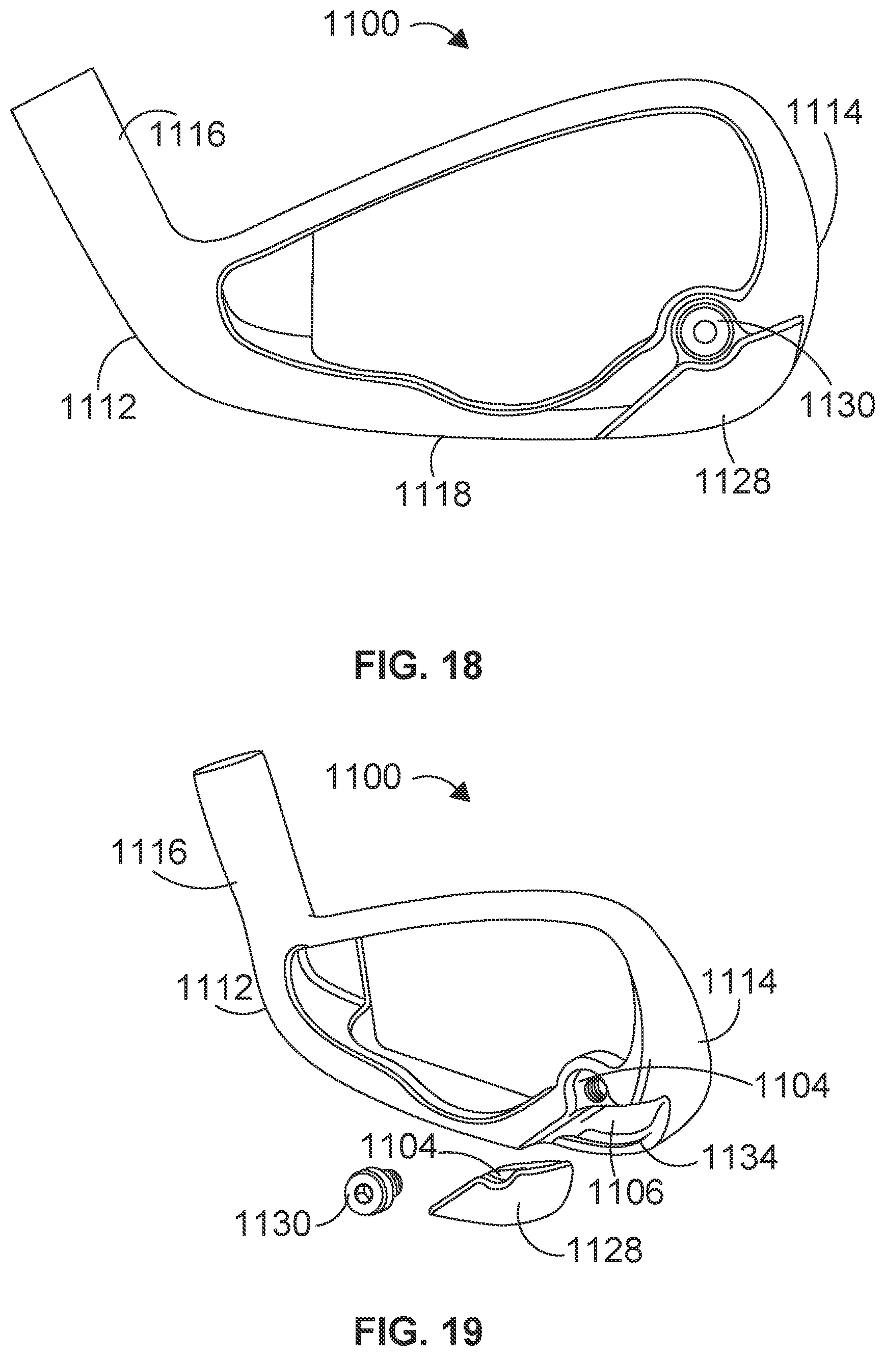 Patent US12599820 Figure 10 – Weighted iron set
