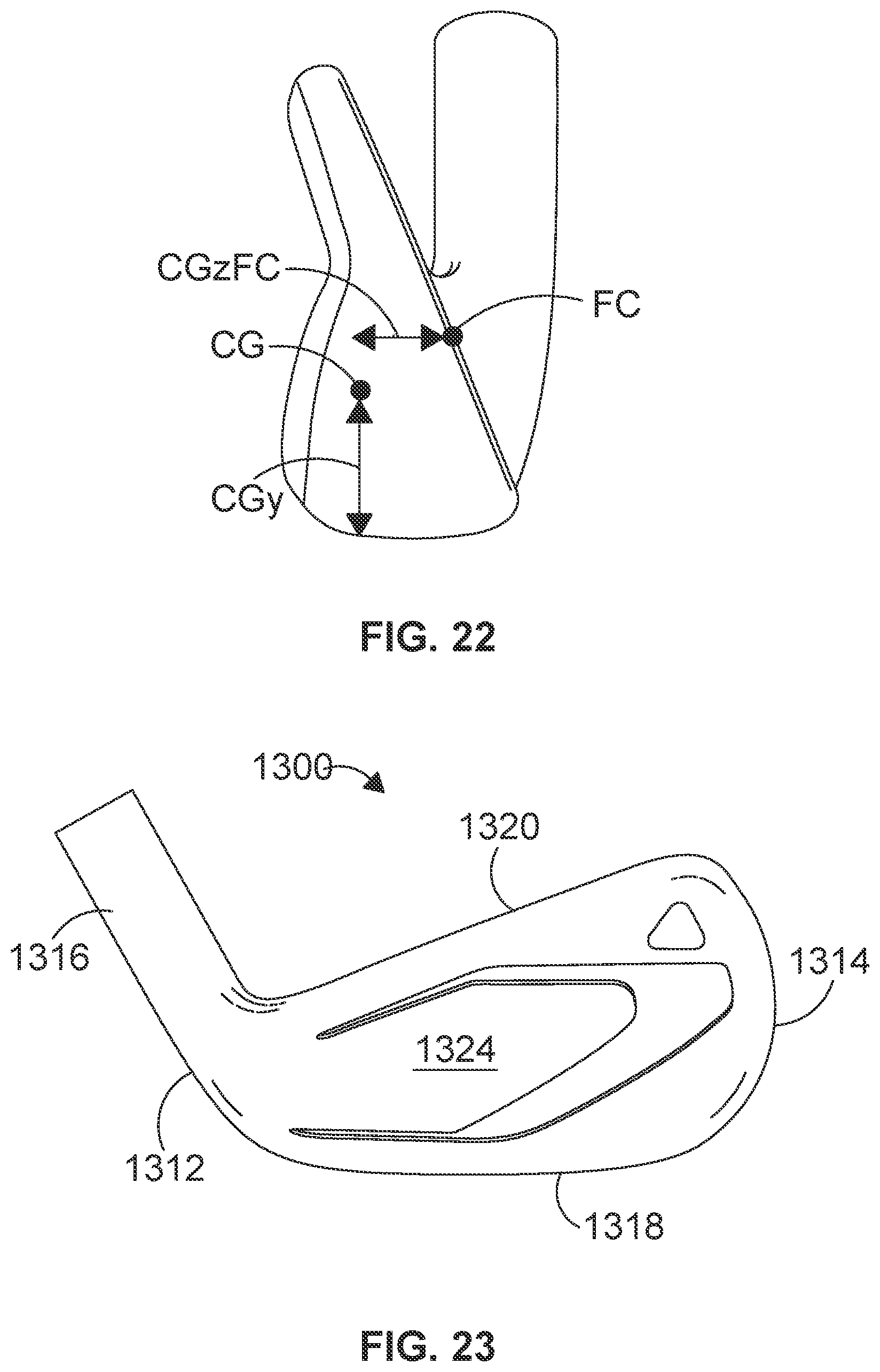 Patent US12599820 Figure 12 – Weighted iron set