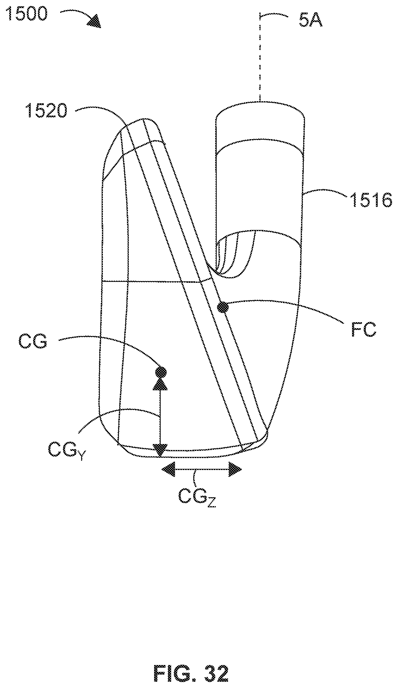 Patent US12599820 Figure 20 – Weighted iron set
