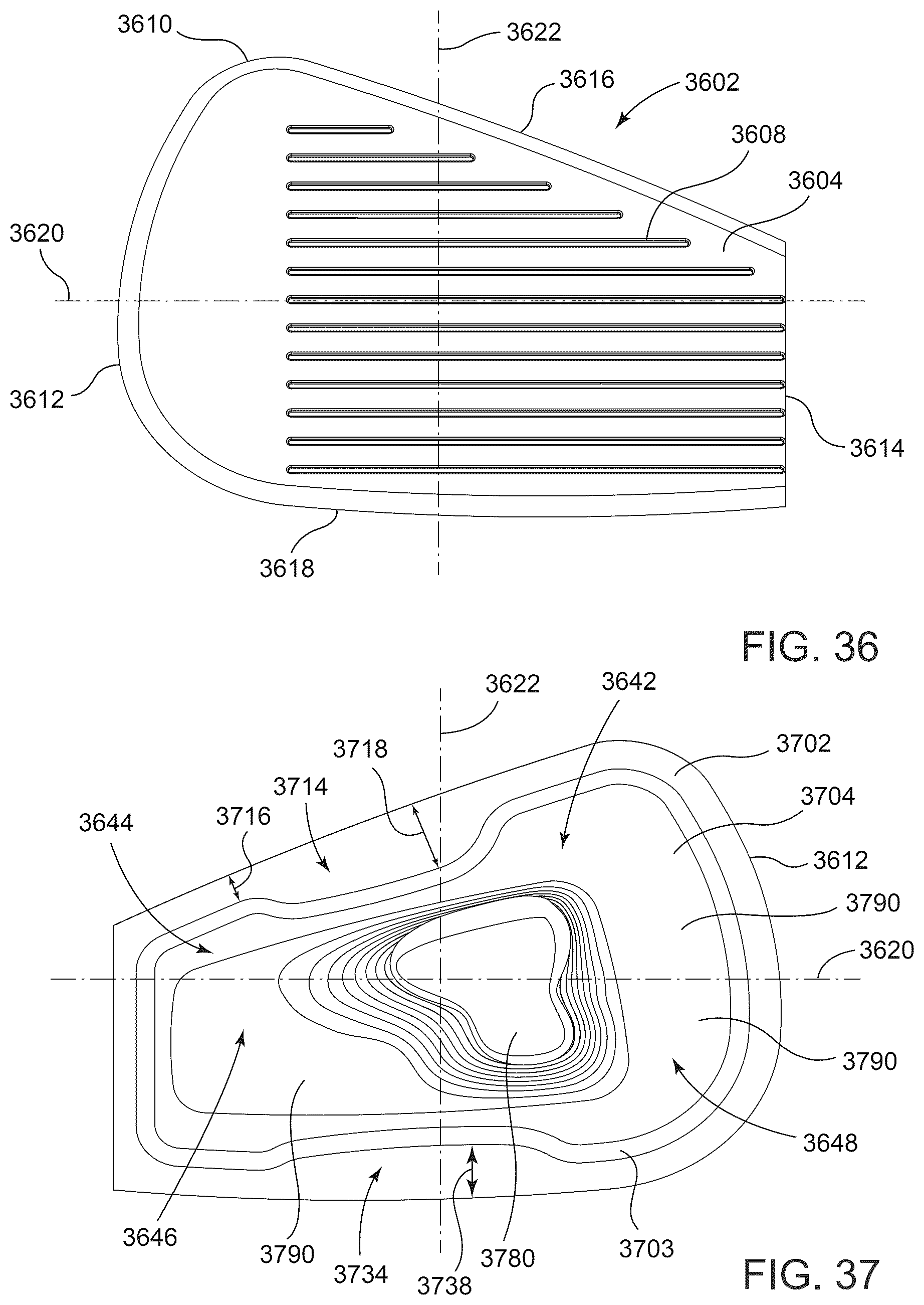 Patent US12599821 Figure 16 – Golf club heads and methods to manufacture golf club heads