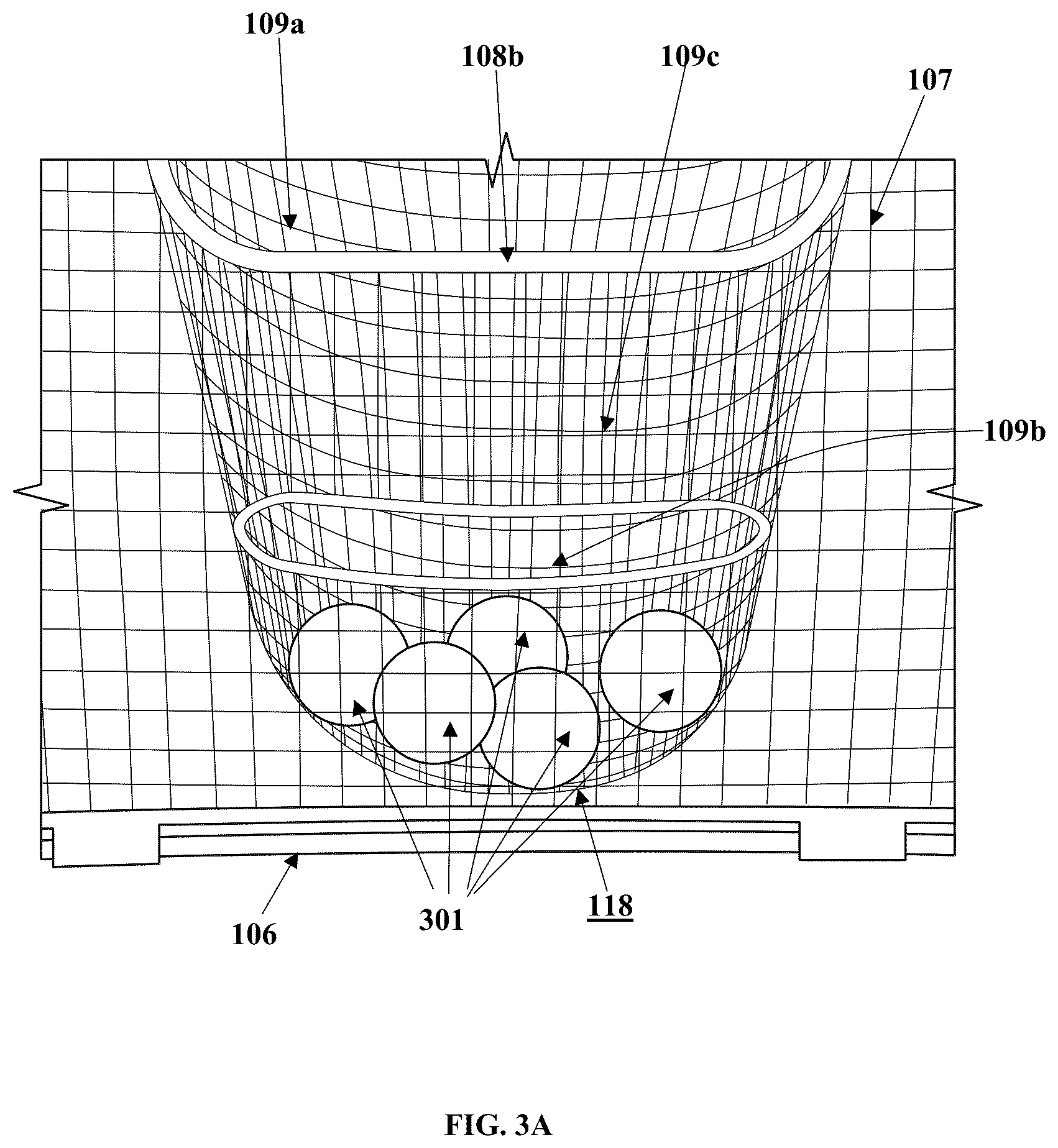 Patent US12599823 Figure 3 – Portable disc sport training apparatus