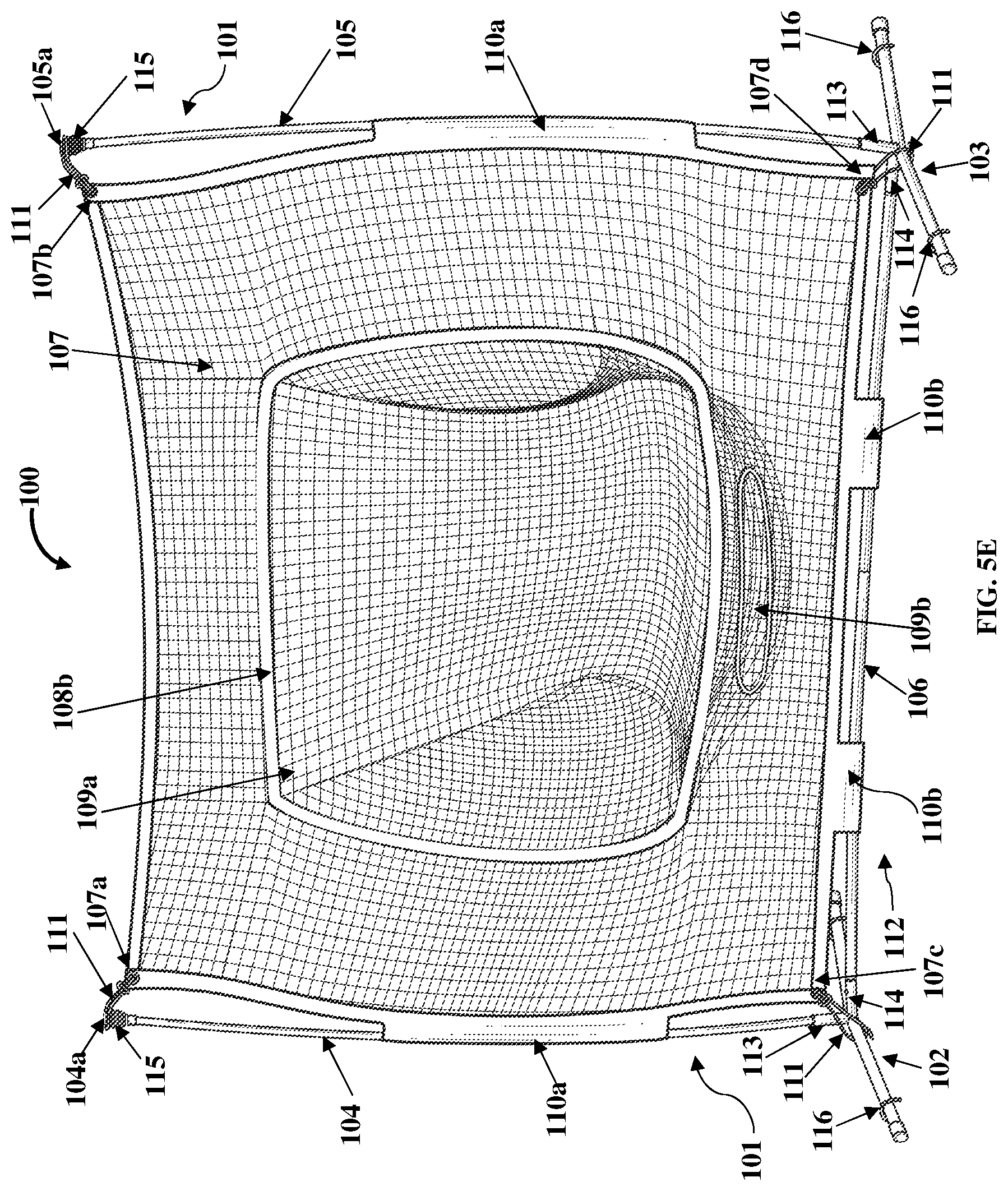 Patent US12599823 Figure 11 – Portable disc sport training apparatus