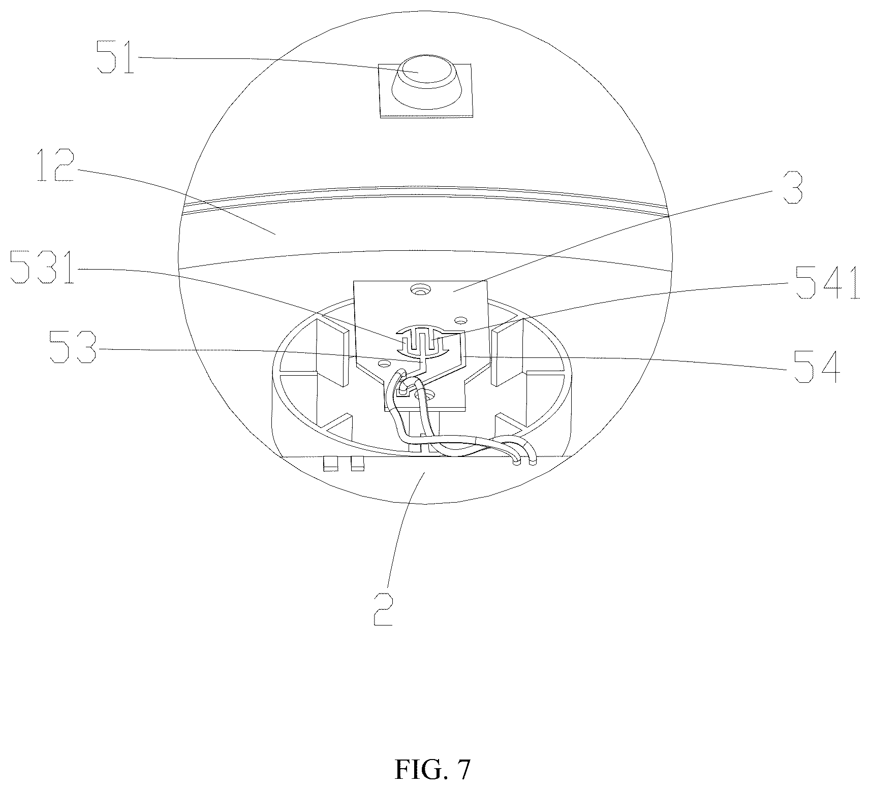 Patent US12599827 Figure 7 – Boxing entertainment device