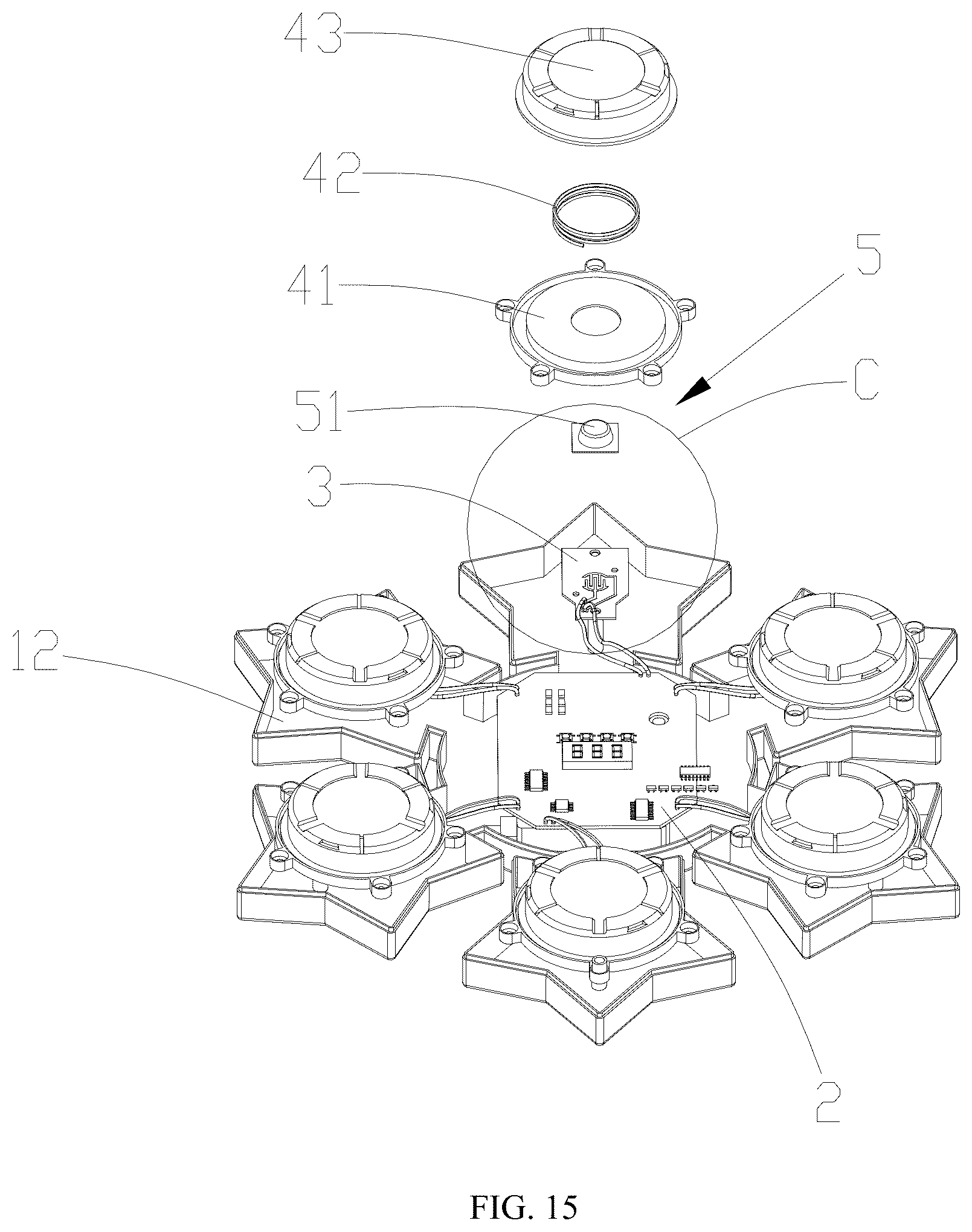 Patent US12599827 Figure 15 – Boxing entertainment device