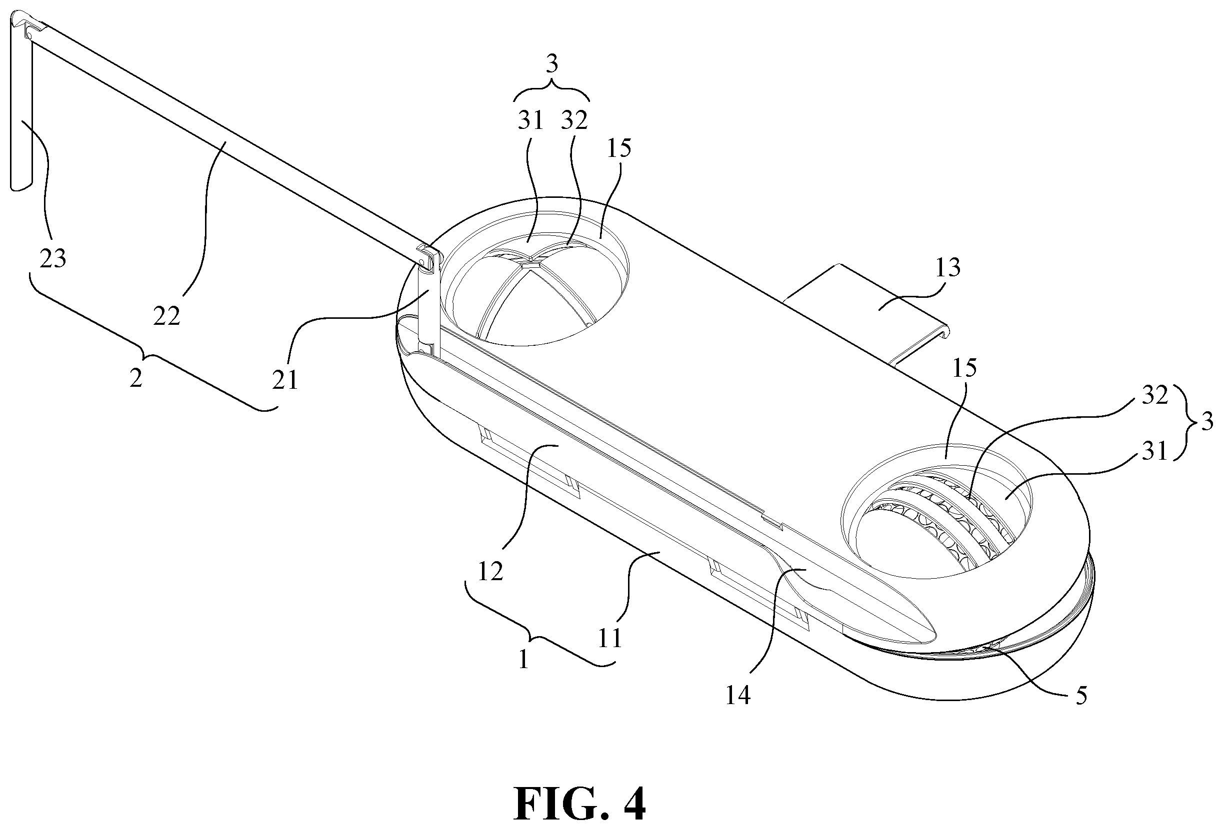 Patent US12599831 Figure 4 – Multi-functional storage box for golf