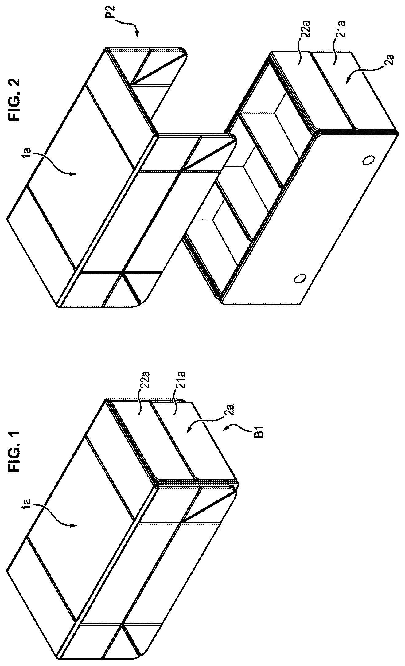 Patent US12599834 Figure 1 – Game box element forming the lid of a game box or game board, associated game box