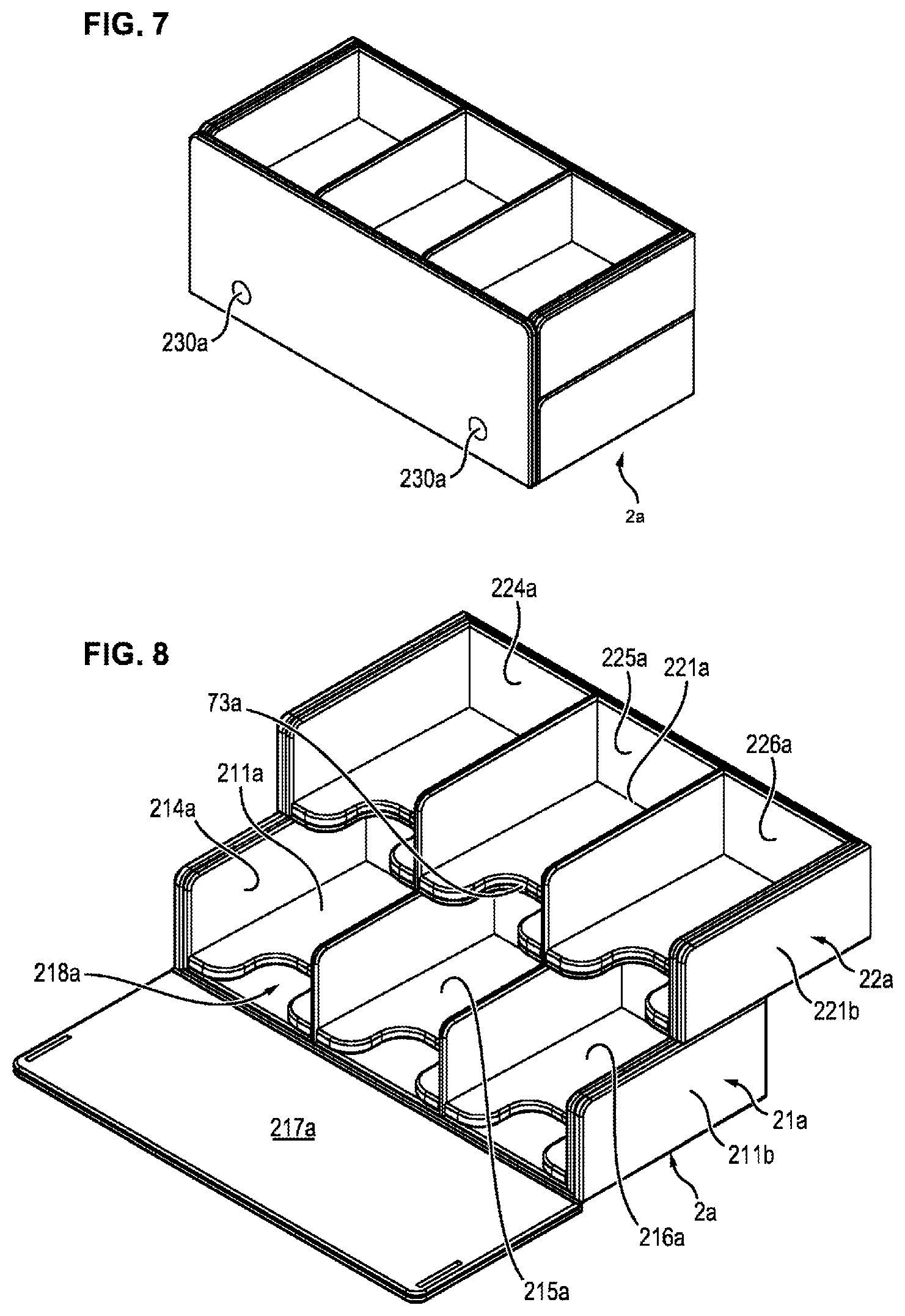 Patent US12599834 Figure 5 – Game box element forming the lid of a game box or game board, associated game box