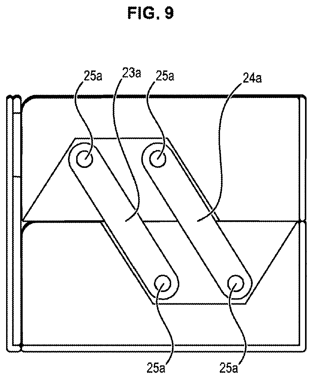 Patent US12599834 Figure 6 – Game box element forming the lid of a game box or game board, associated game box