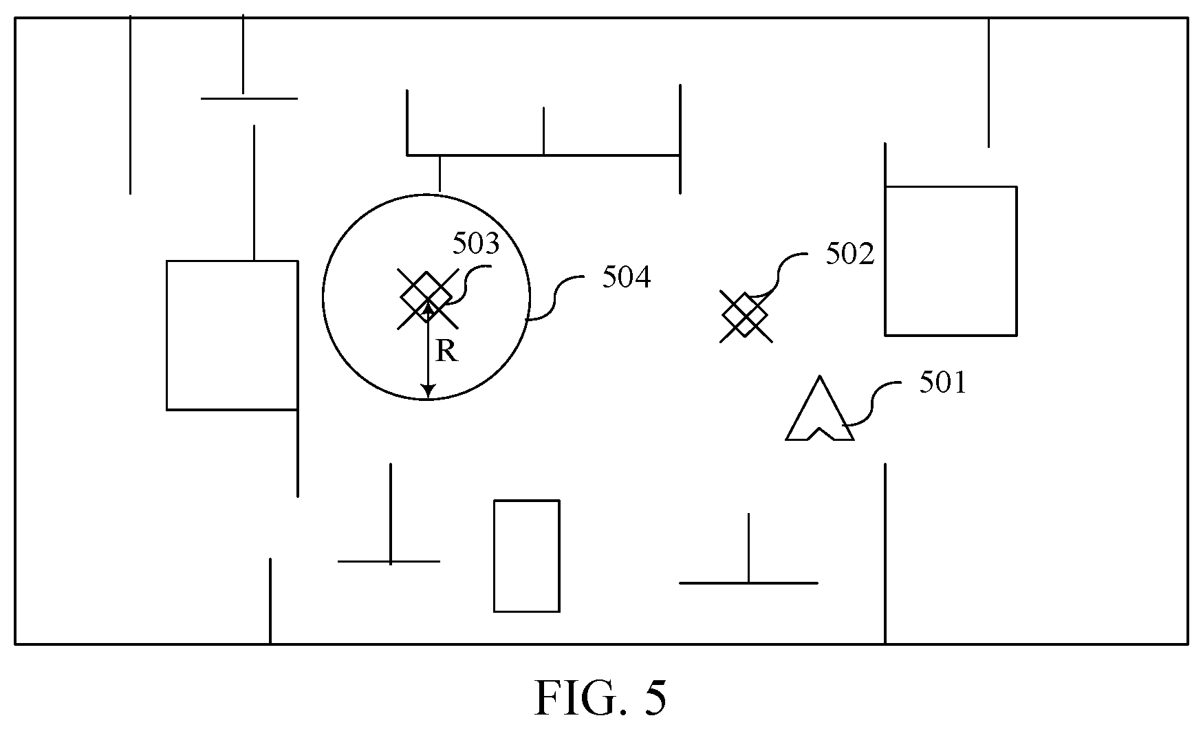 Patent US12599839 Figure 5 – Delivery of virtual effect
