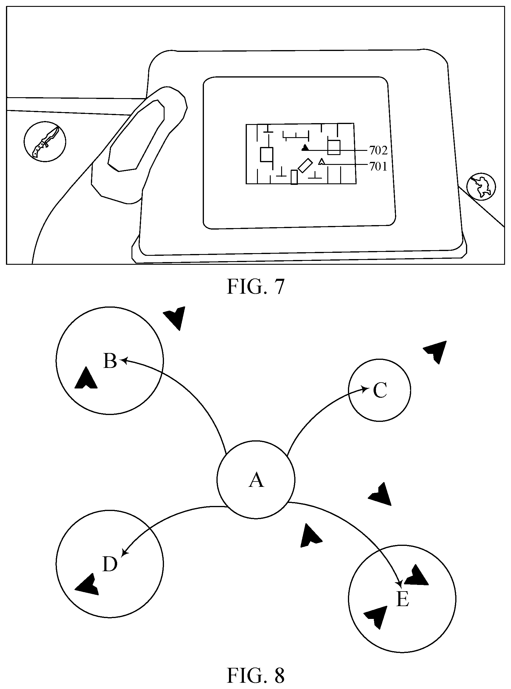 Patent US12599839 Figure 7 – Delivery of virtual effect